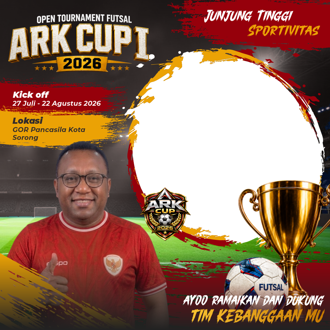 ARK CUP I 2026Twibbon Tanpa Watermark