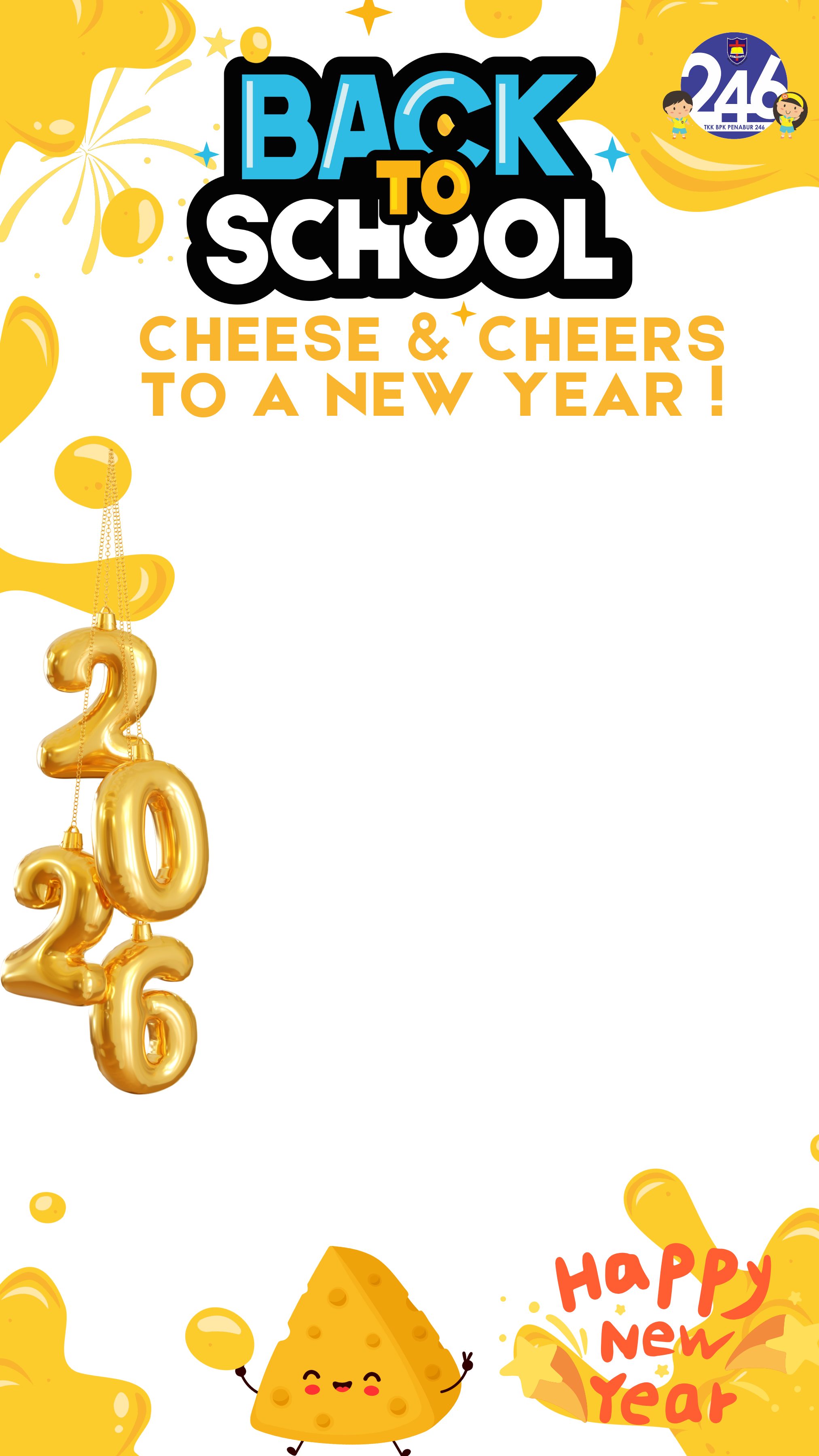 Cheese and Cheers 246Twibbon Tanpa Watermark