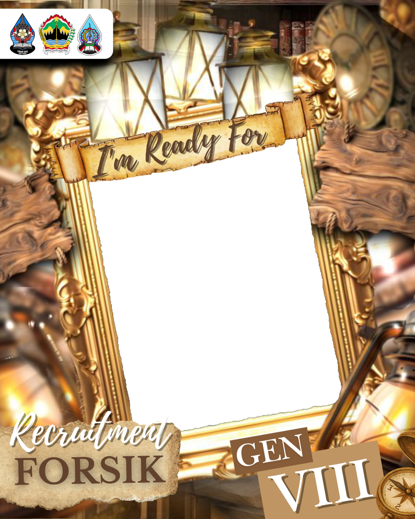 REQRUITMENT GEN 8Twibbon Tanpa Watermark