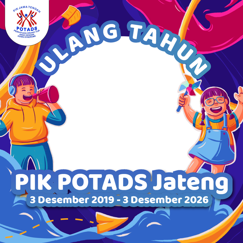 Ulang Tahun PIK POTADS Jateng 2026Twibbon Tanpa Watermark