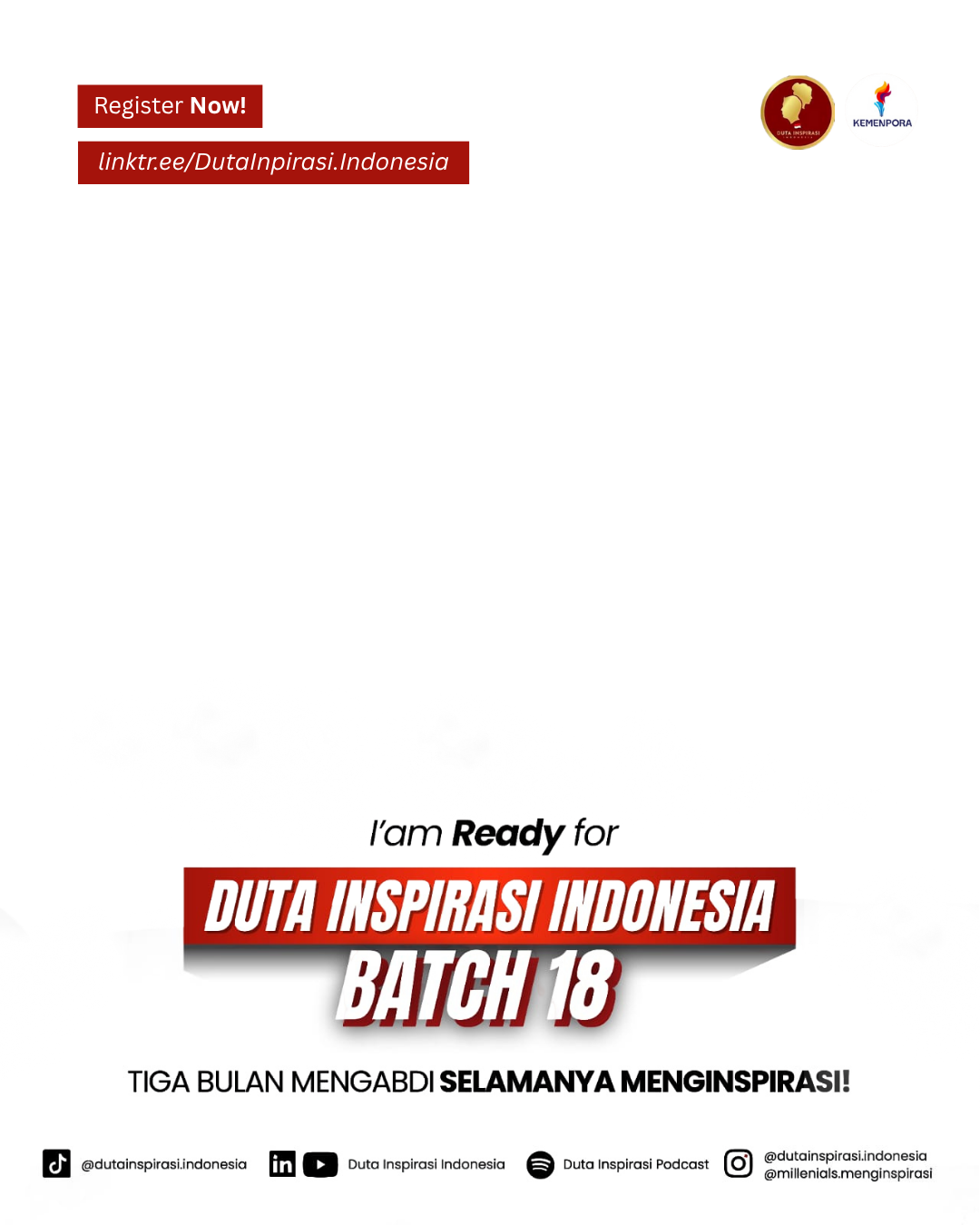 TwibbonDutaInspirasi.IndonesiaTwibbon Tanpa Watermark
