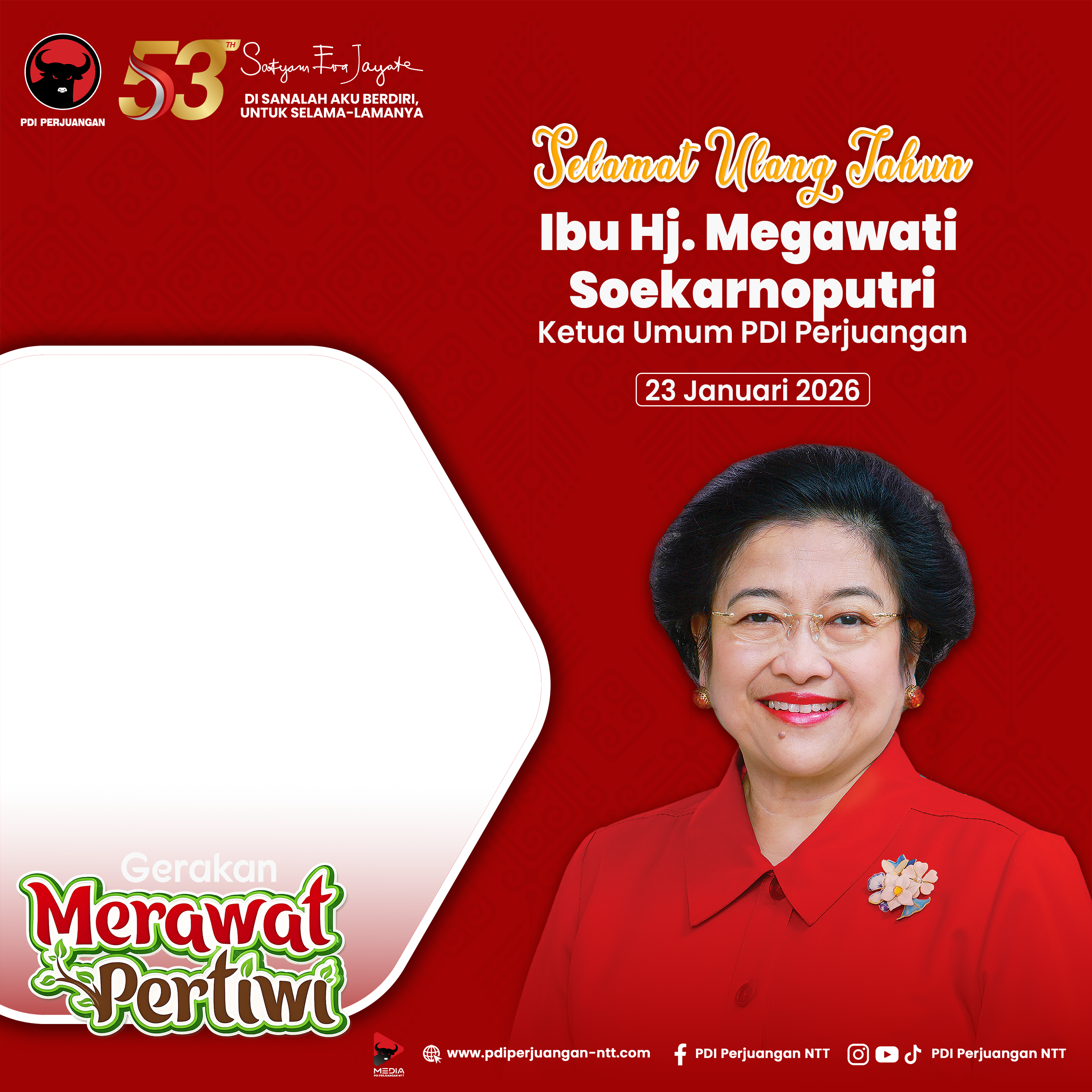 HARI BAHAGIA IBU RAKYATTwibbon Tanpa Watermark