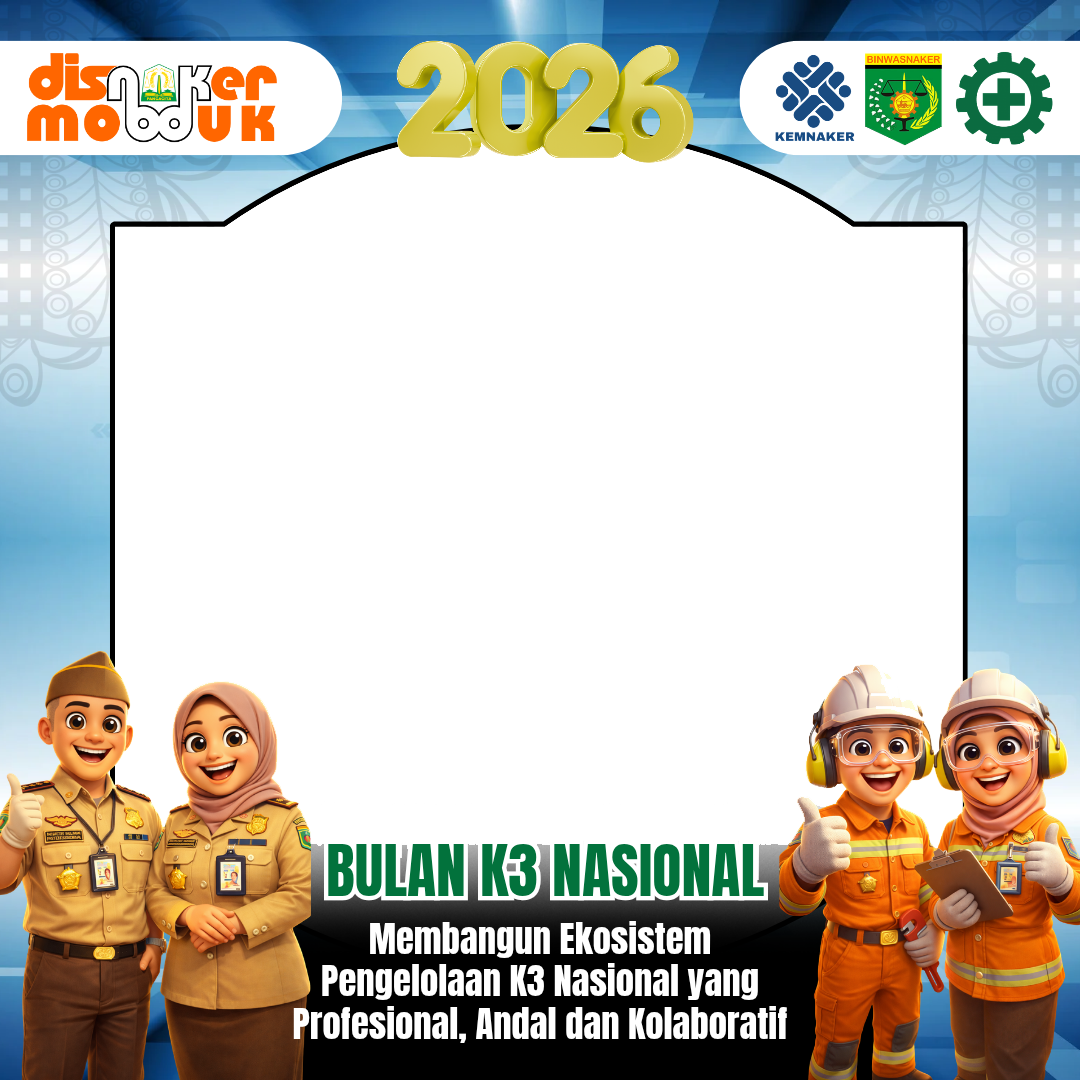 Bulan K3 Nasional- Aceh2026Twibbon Tanpa Watermark