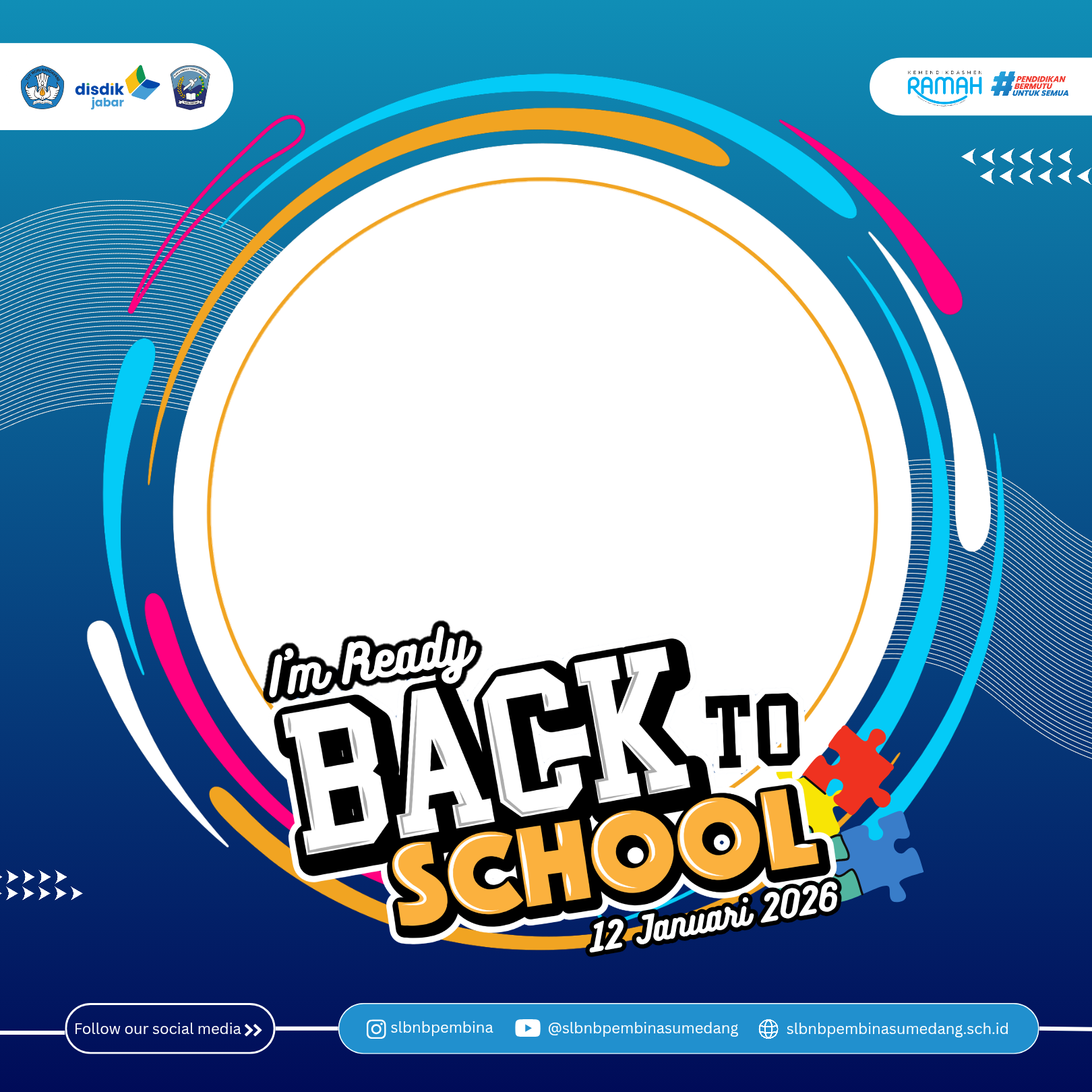Back to SchoolTwibbon Tanpa Watermark