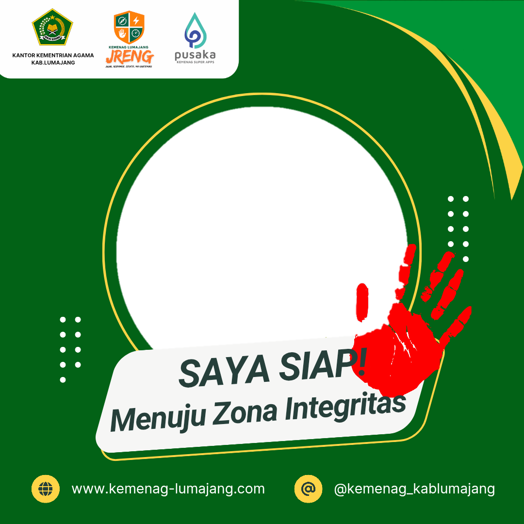 Siap menuju zona IntegritasTwibbon Tanpa Watermark