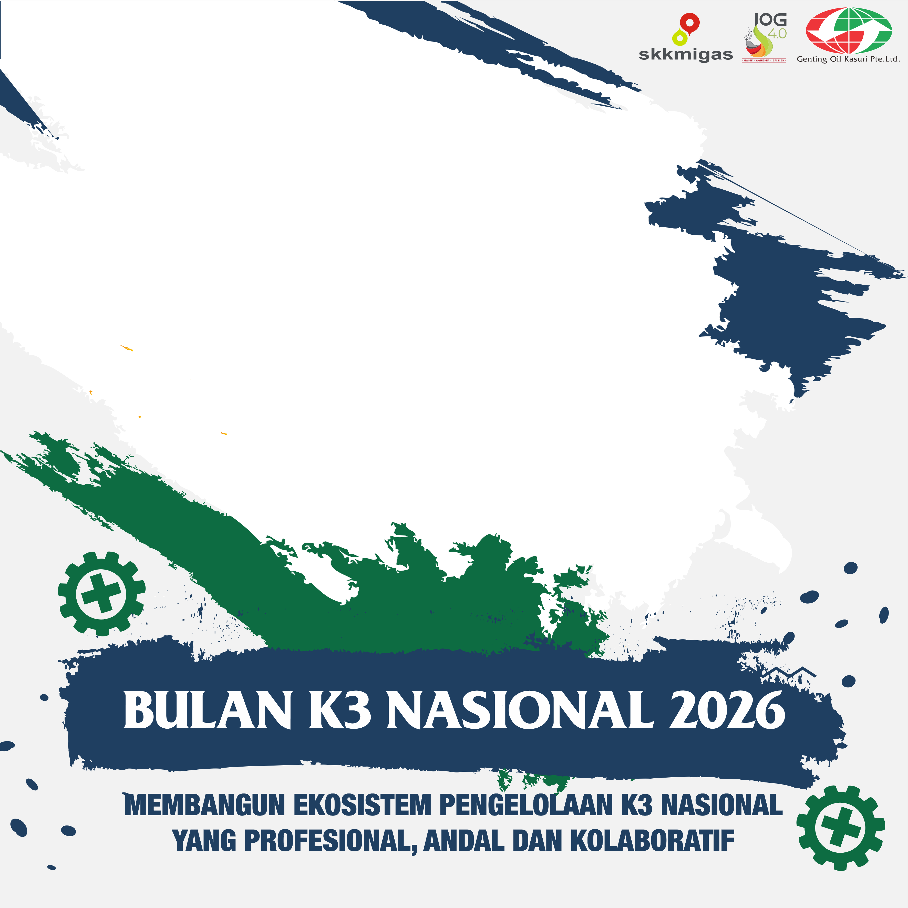 MEMPERINGATI BULAN K3 NASIONAL 12 JANUARI - 12 FEBRUARI 2026Twibbon Tanpa Watermark