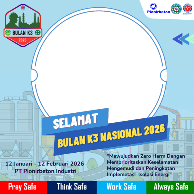TWIBBON BULAN K3 NASIONAL 2026Twibbon Tanpa Watermark