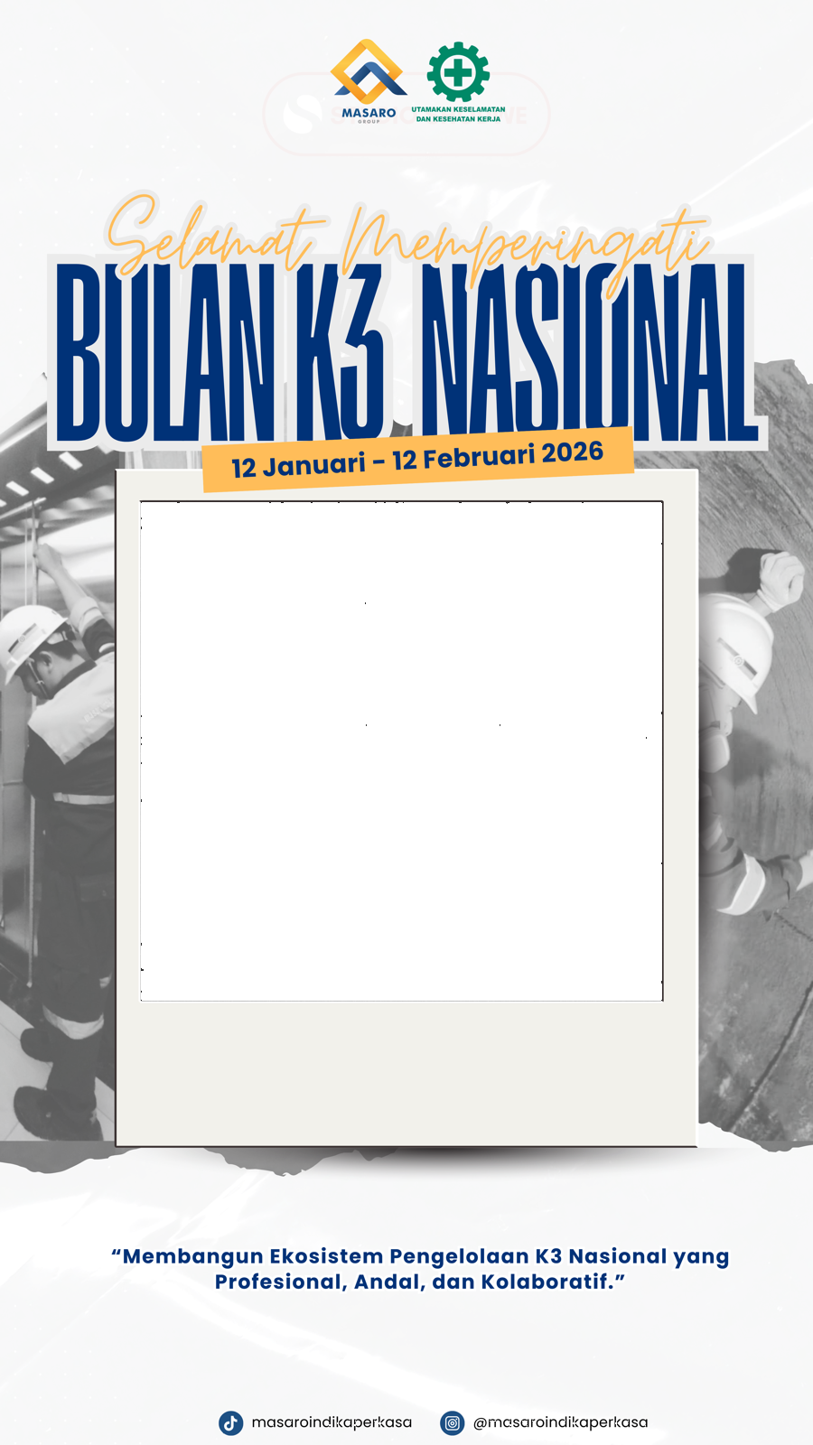 Bulan K3 NasionalTwibbon Tanpa Watermark