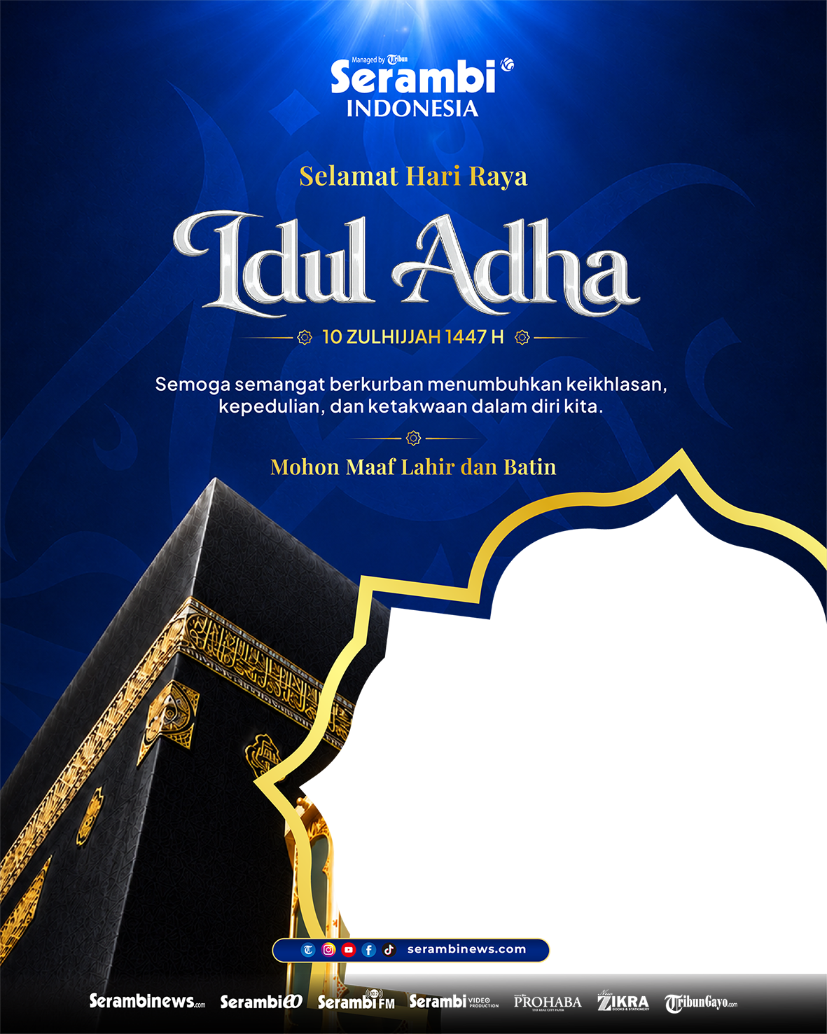 Serambi Indonesia Idul AdhaTwibbon Tanpa Watermark