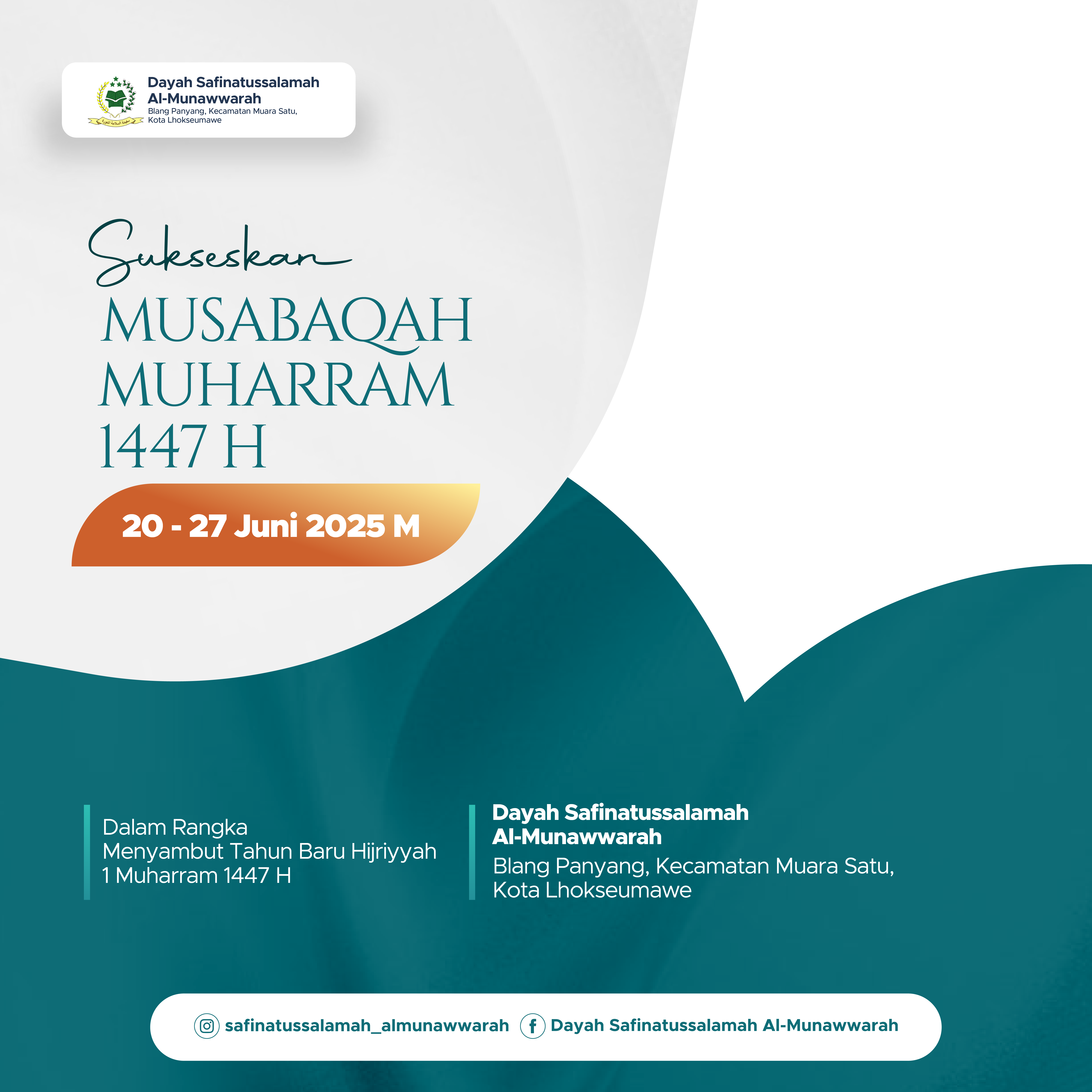 Sukseskan Musabaqah Muharram 1447 HTwibbon Tanpa Watermark