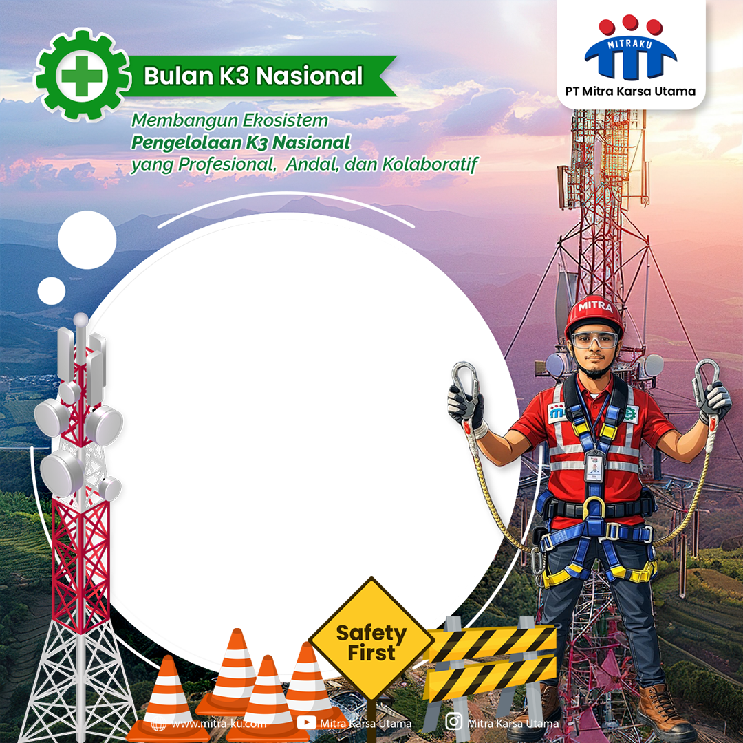 Bulan K3 Nasional - PT Mitra Karsa UtamaTwibbon Tanpa Watermark