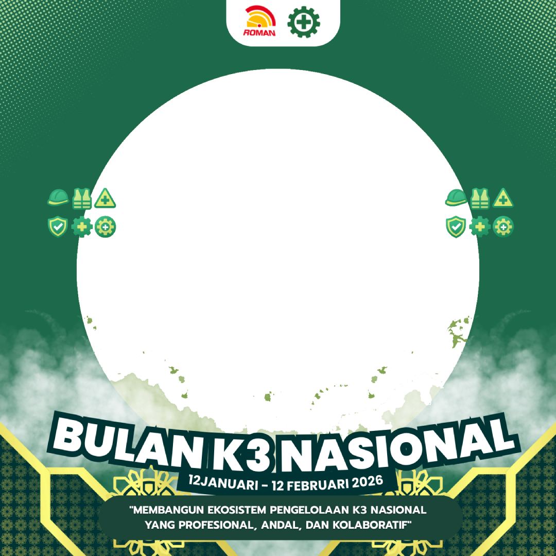 Bulan K3 Nasional 2026Twibbon Tanpa Watermark