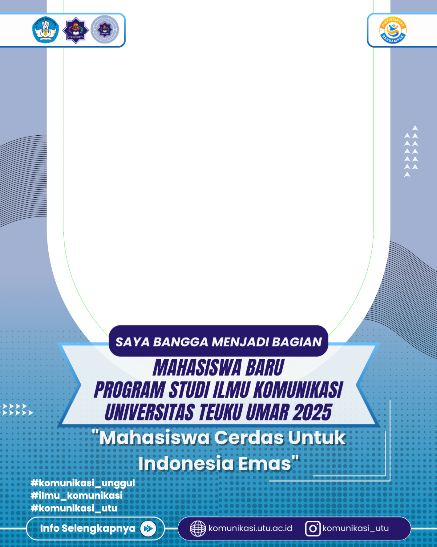 Twibbon PKKMB Ilmu Komunikasi 2025Twibbon Tanpa Watermark