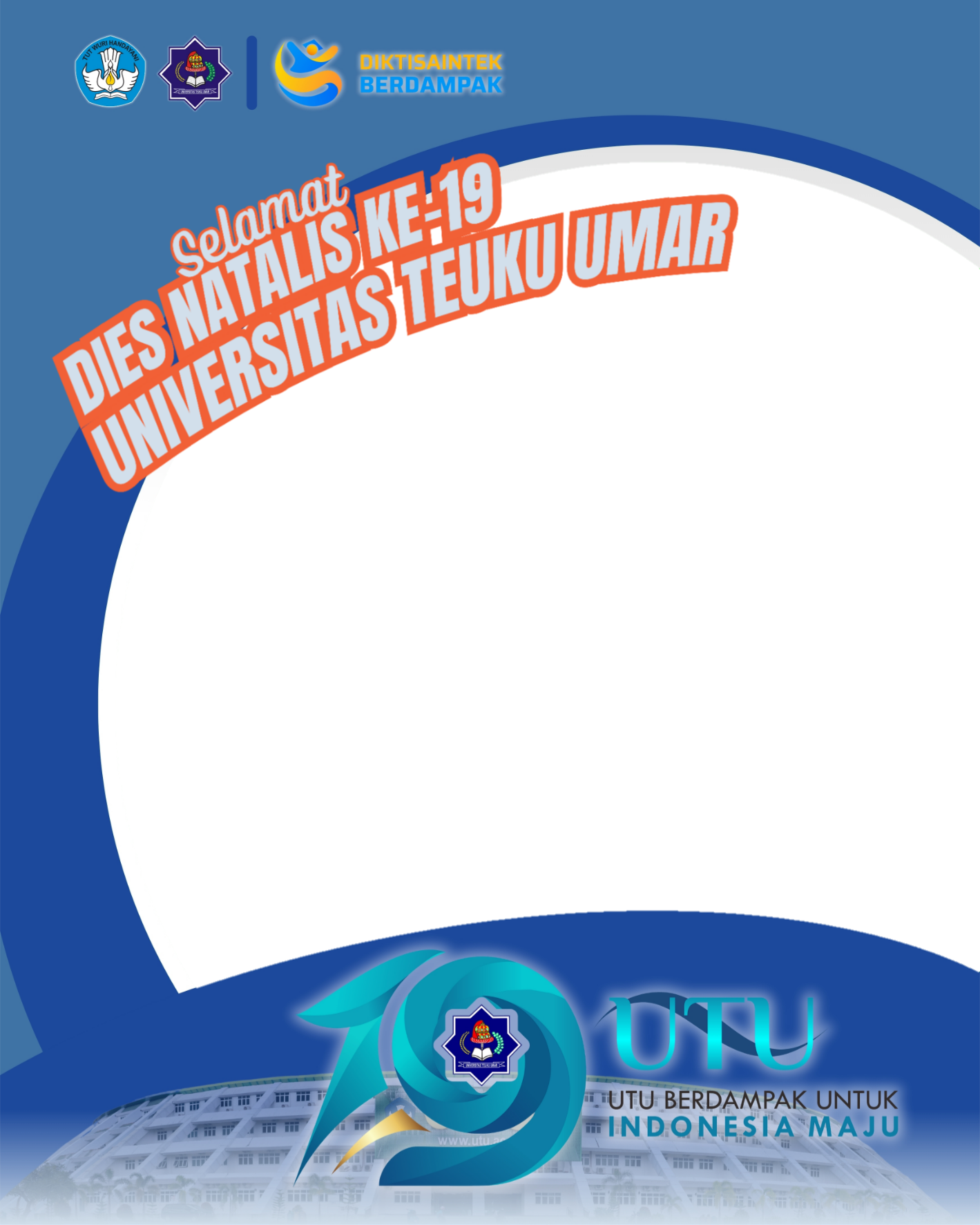 Dies natalis ke 19 universitas Teuku UmarTwibbon Tanpa Watermark