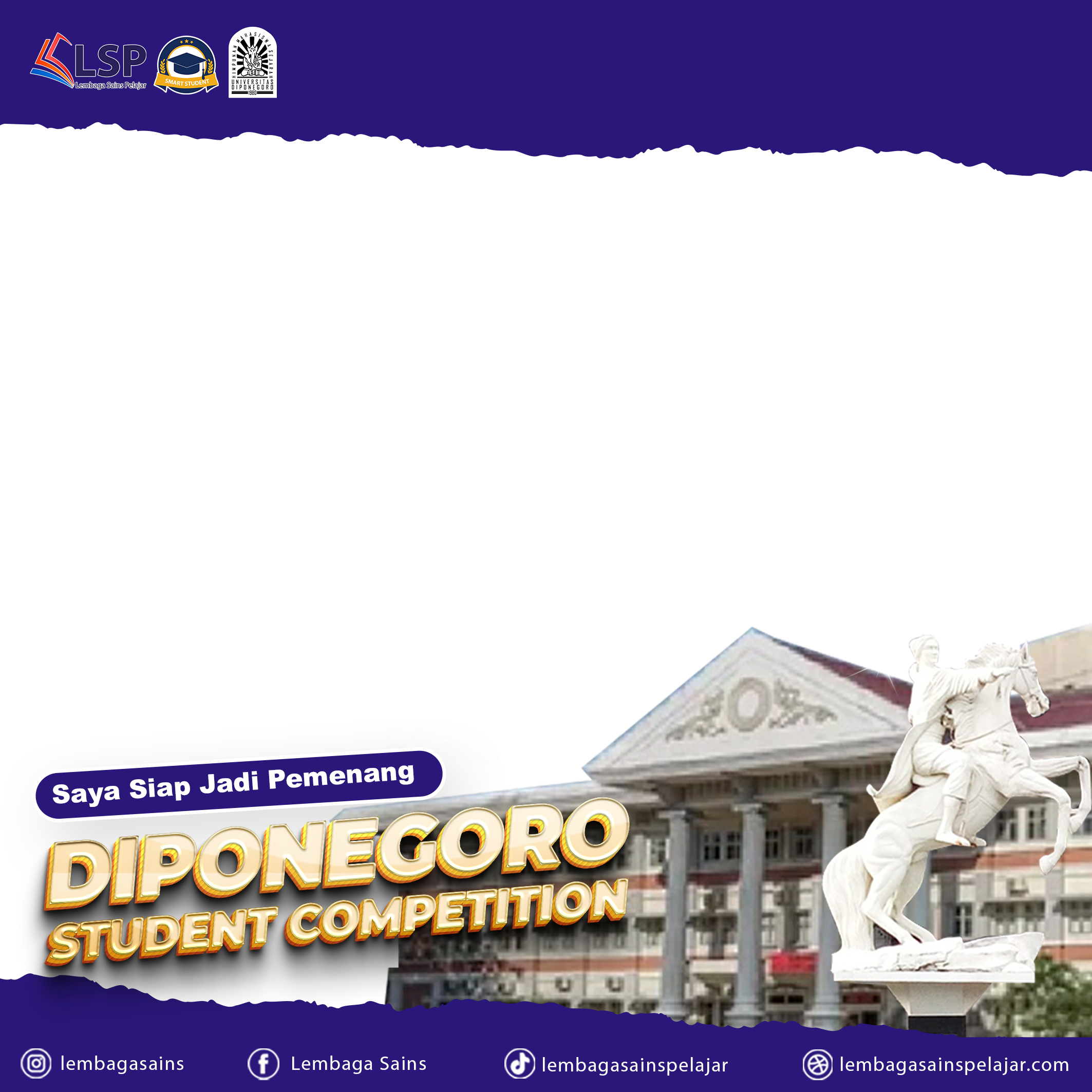 DIPONEGORO STUDENT COMPETITIONTwibbon Tanpa Watermark