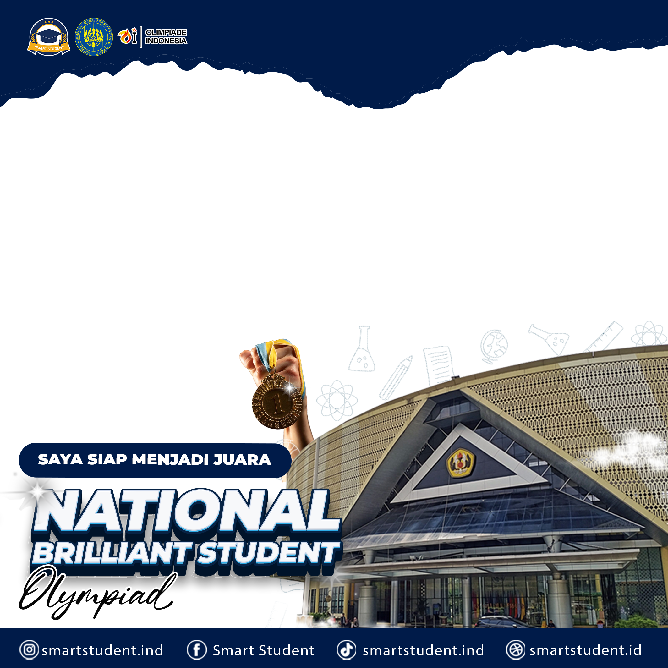 National Brilliant Student OlympiadTwibbon Tanpa Watermark