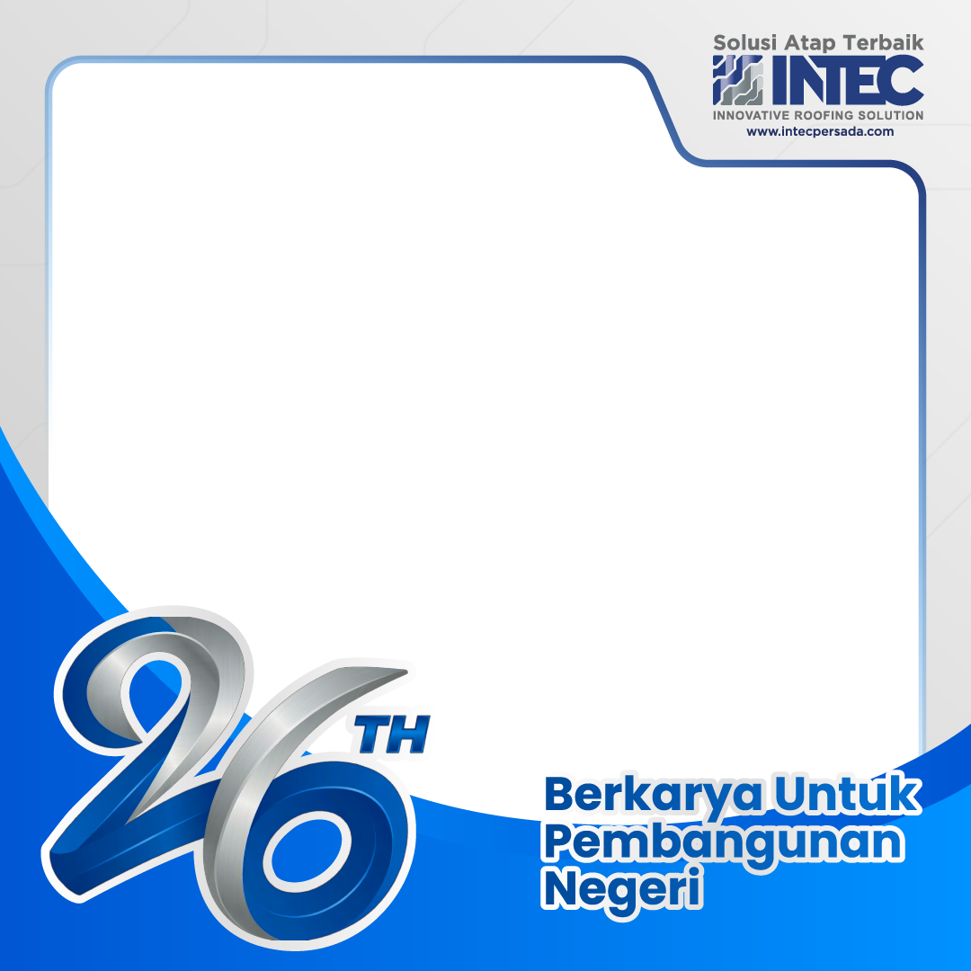 Ulang Tahun PT INTEC PERSADA Ke 26 (Square)Twibbon Tanpa Watermark
