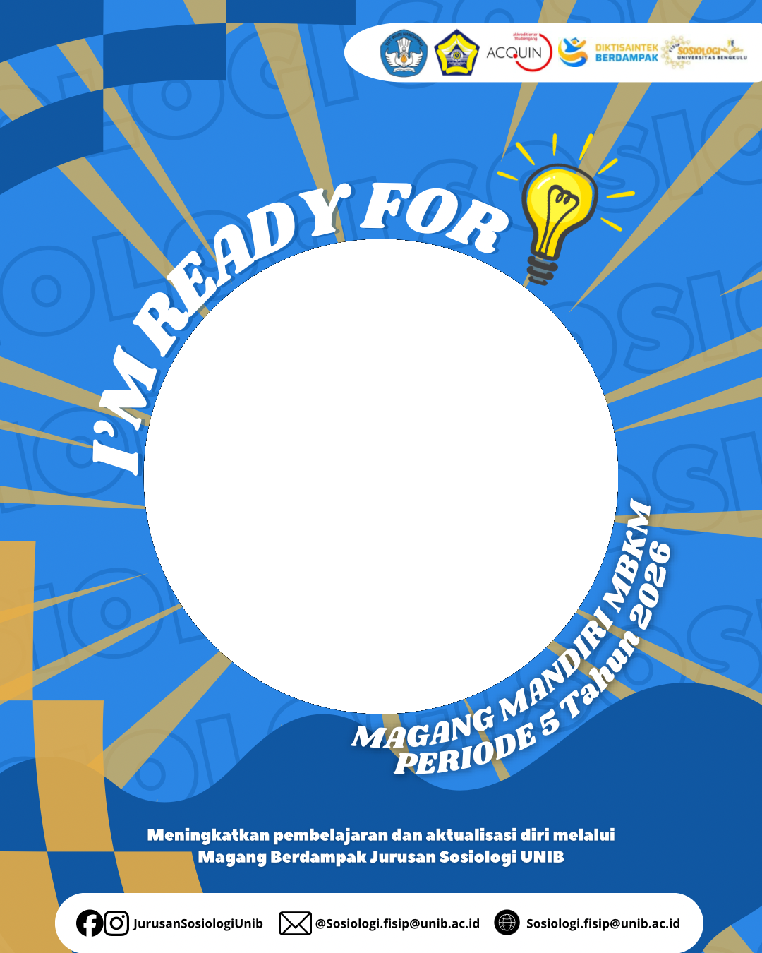 MAGANG MANDIRI MBKM 2026Twibbon Tanpa Watermark