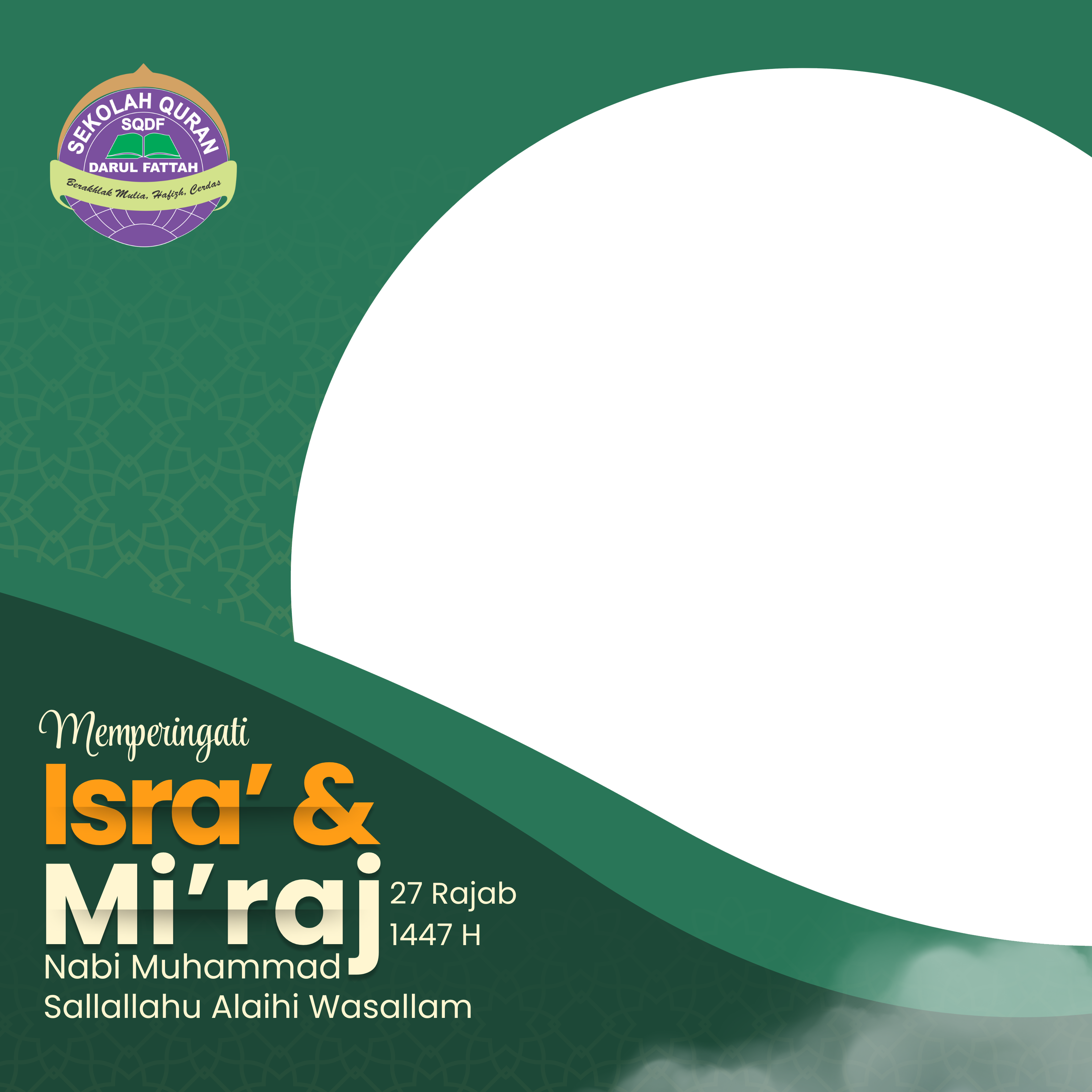 twibbon sqdf isra mirajTwibbon Tanpa Watermark