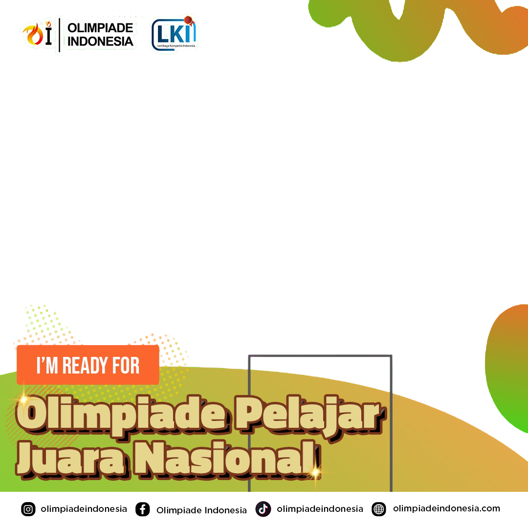 Olimpiade Pelajar Juara NasionalTwibbon Tanpa Watermark