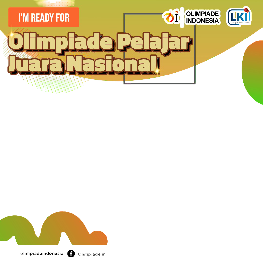 Olimpiade Pelajar Juara NasionalTwibbon Tanpa Watermark