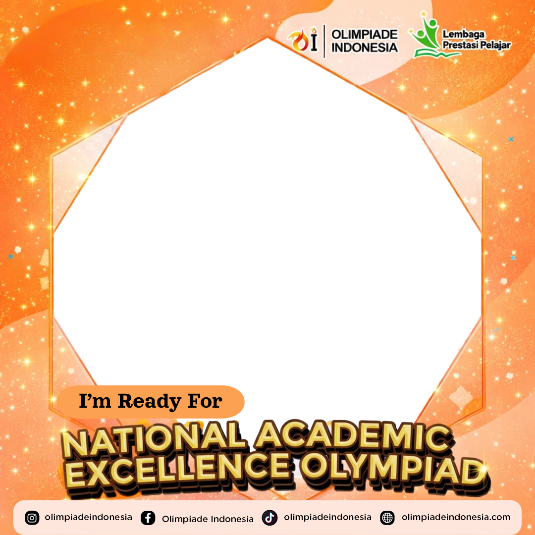National Academic Excellence OlympiadTwibbon Tanpa Watermark