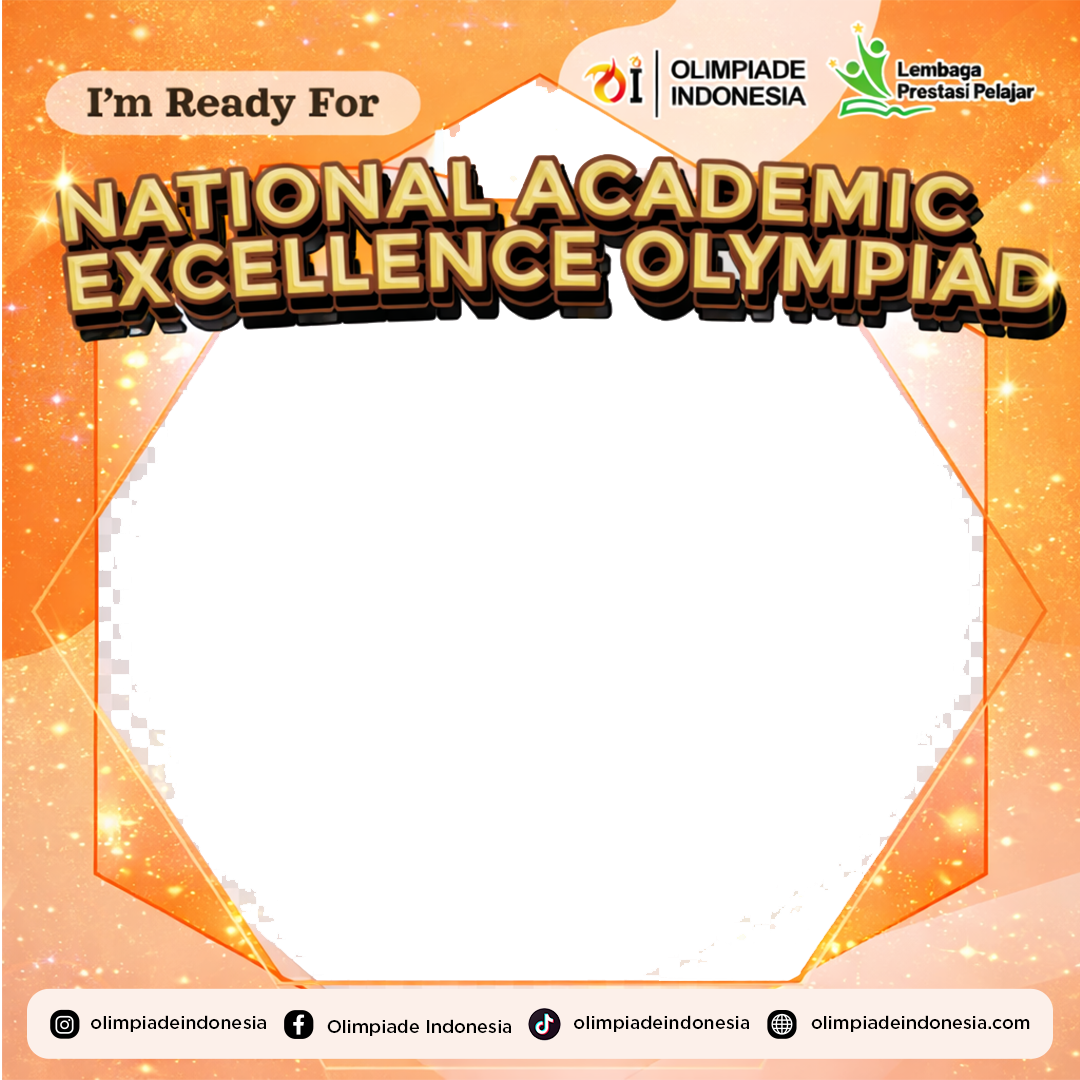 National Academic Excellence OlympiadTwibbon Tanpa Watermark