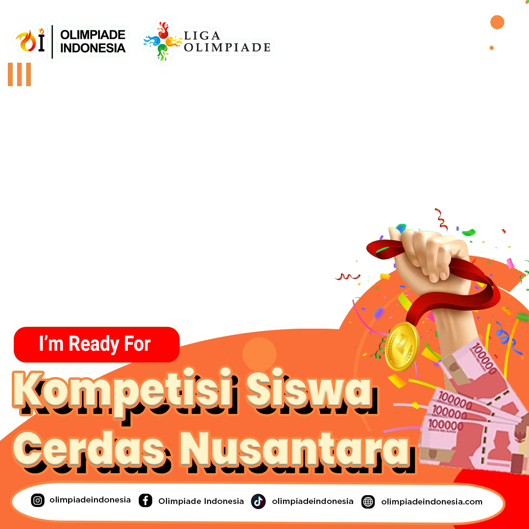 Kompetisi Siswa Cerdas NusantaraTwibbon Tanpa Watermark