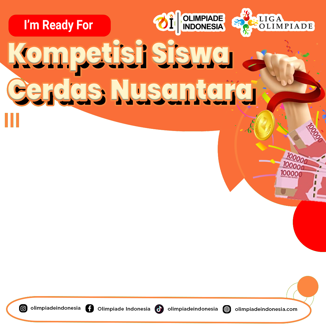 Kompetisi Siswa Cerdas NusantaraTwibbon Tanpa Watermark