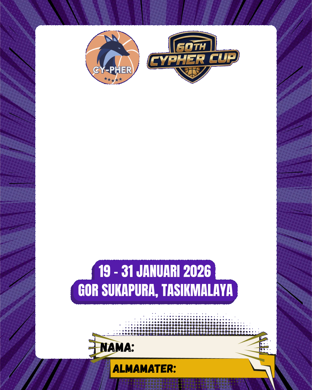 cypher cup 2026Twibbon Tanpa Watermark