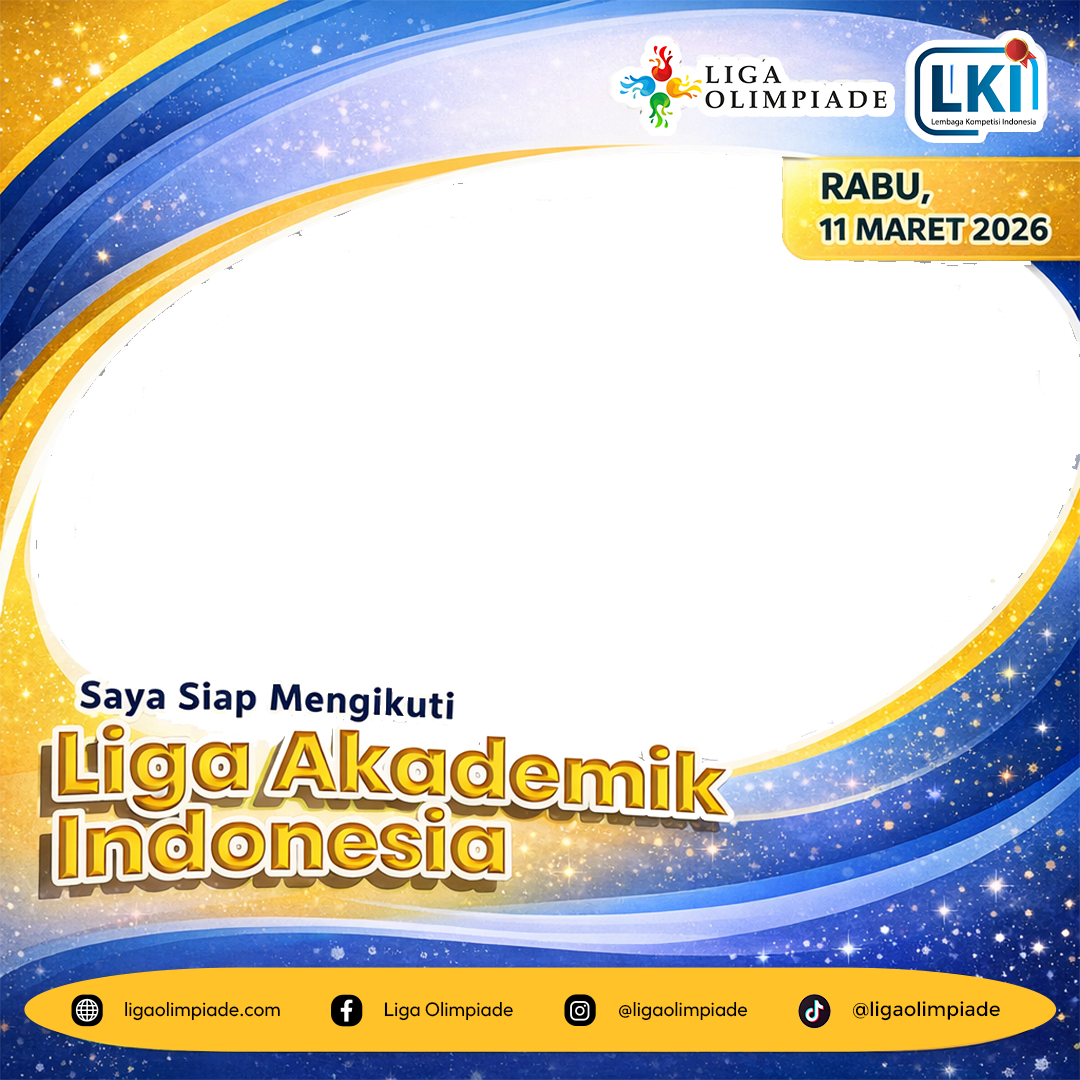Liga Akademik IndonesiaTwibbon Tanpa Watermark