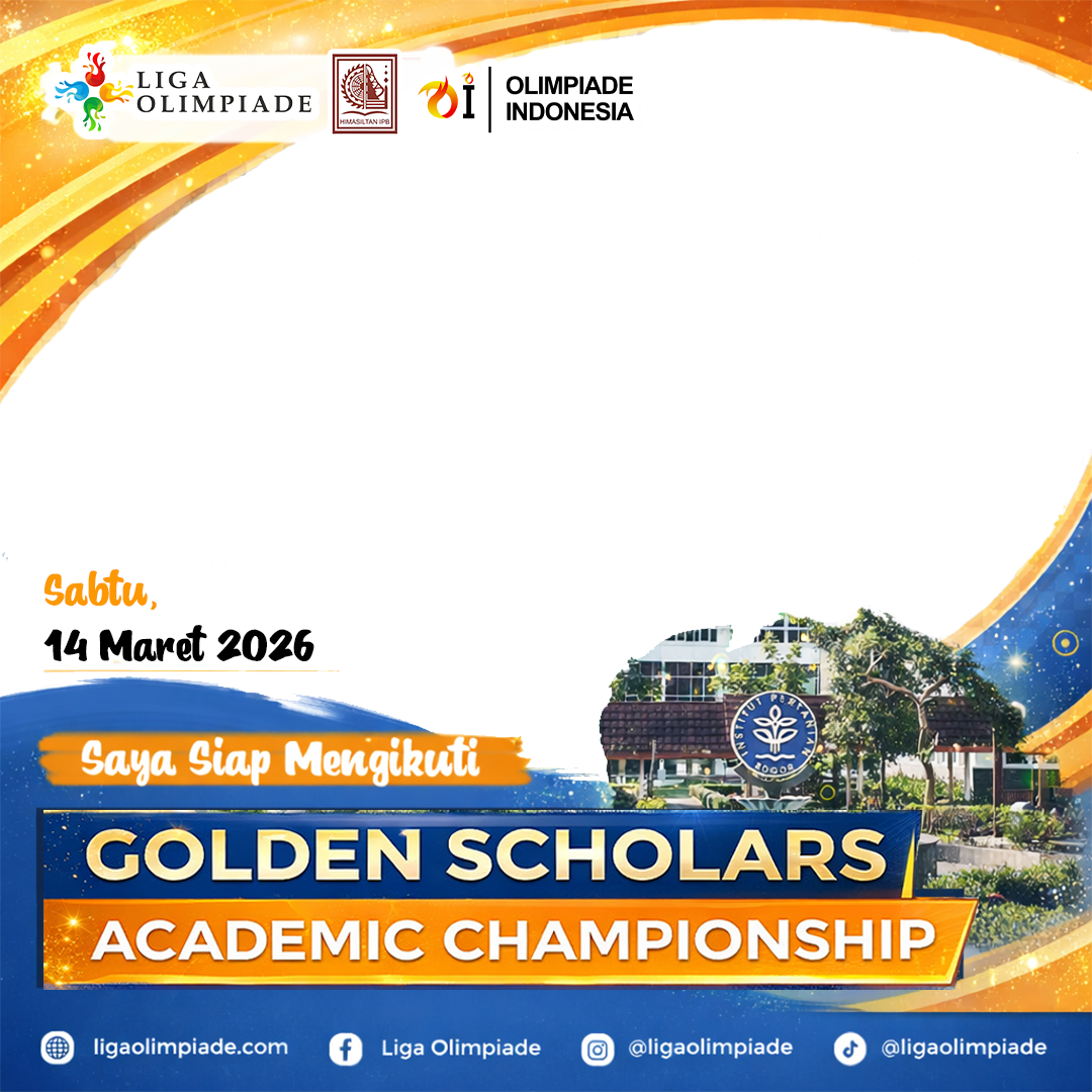 Golden Scholars Academic ChampionshipTwibbon Tanpa Watermark