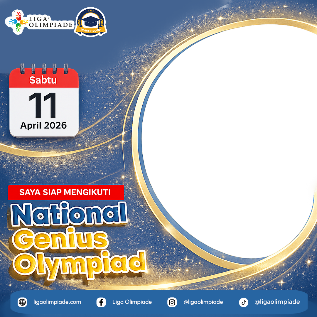 National Genius OlympiadTwibbon Tanpa Watermark