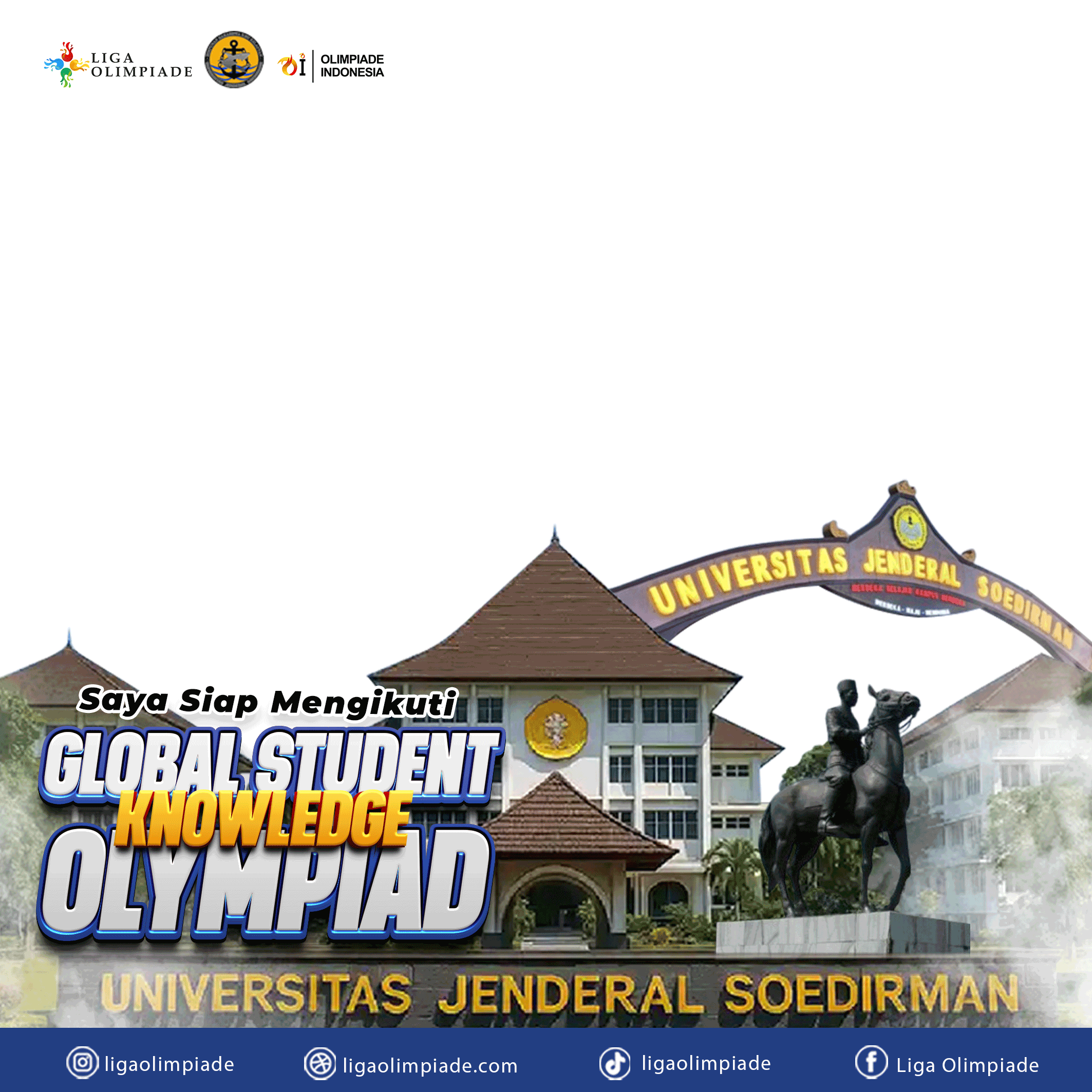 Global Student Knowledge OlympiadTwibbon Tanpa Watermark