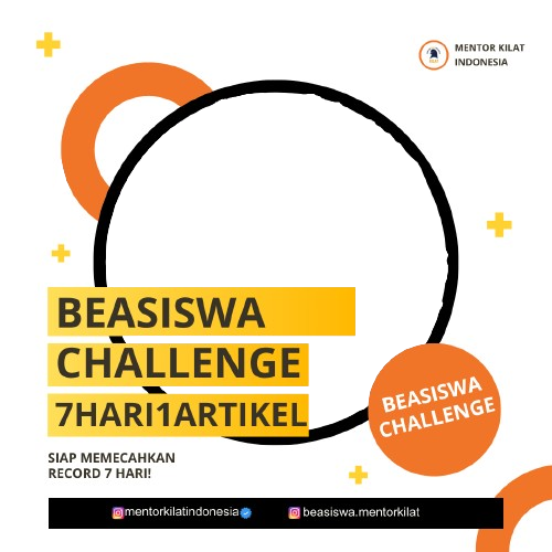 BEASISWA CHALLENGE 7 HARI 1 ARTIKELTwibbon Tanpa Watermark