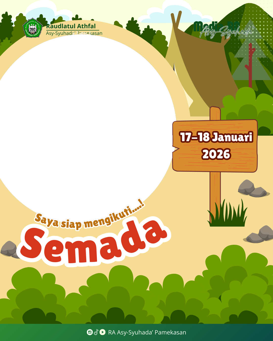 Twibbon Semada 2026Twibbon Tanpa Watermark