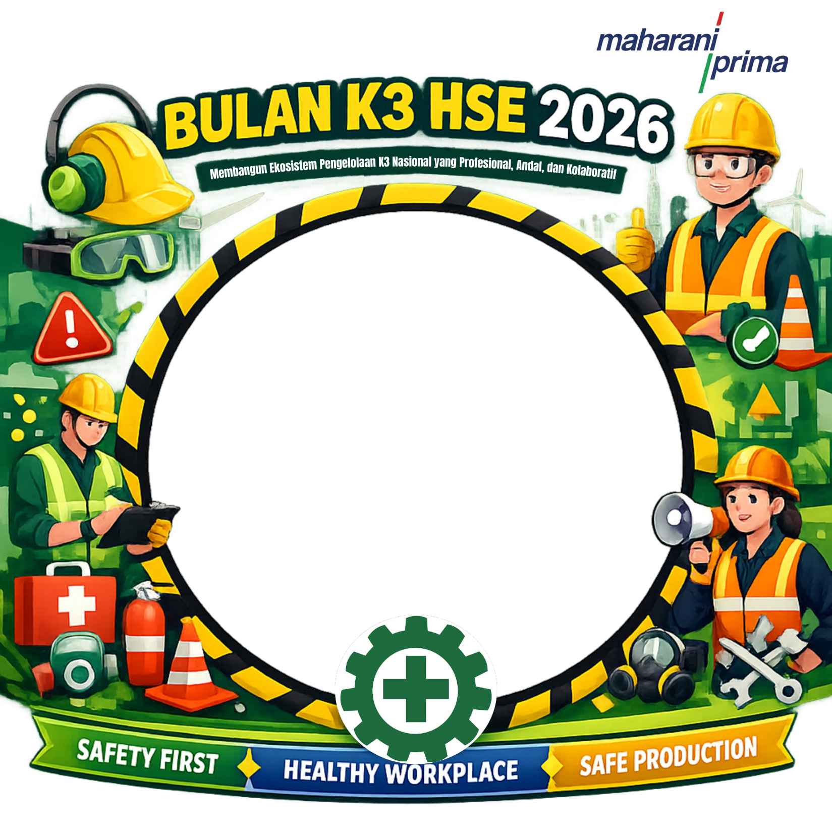 BULAN K3 HSE 2026Twibbon Tanpa Watermark