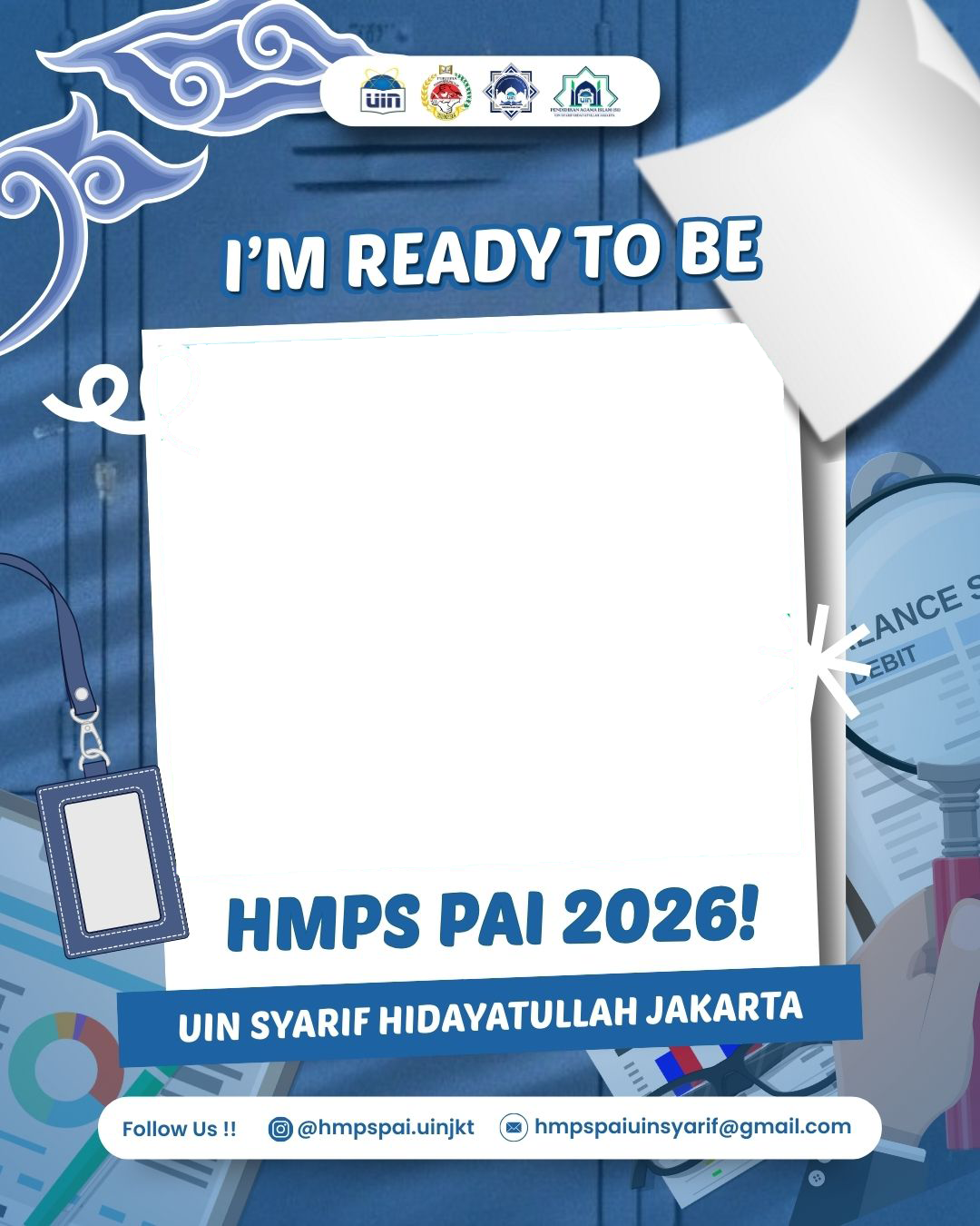 I'm ready to be HMPS PAI 2026Twibbon Tanpa Watermark