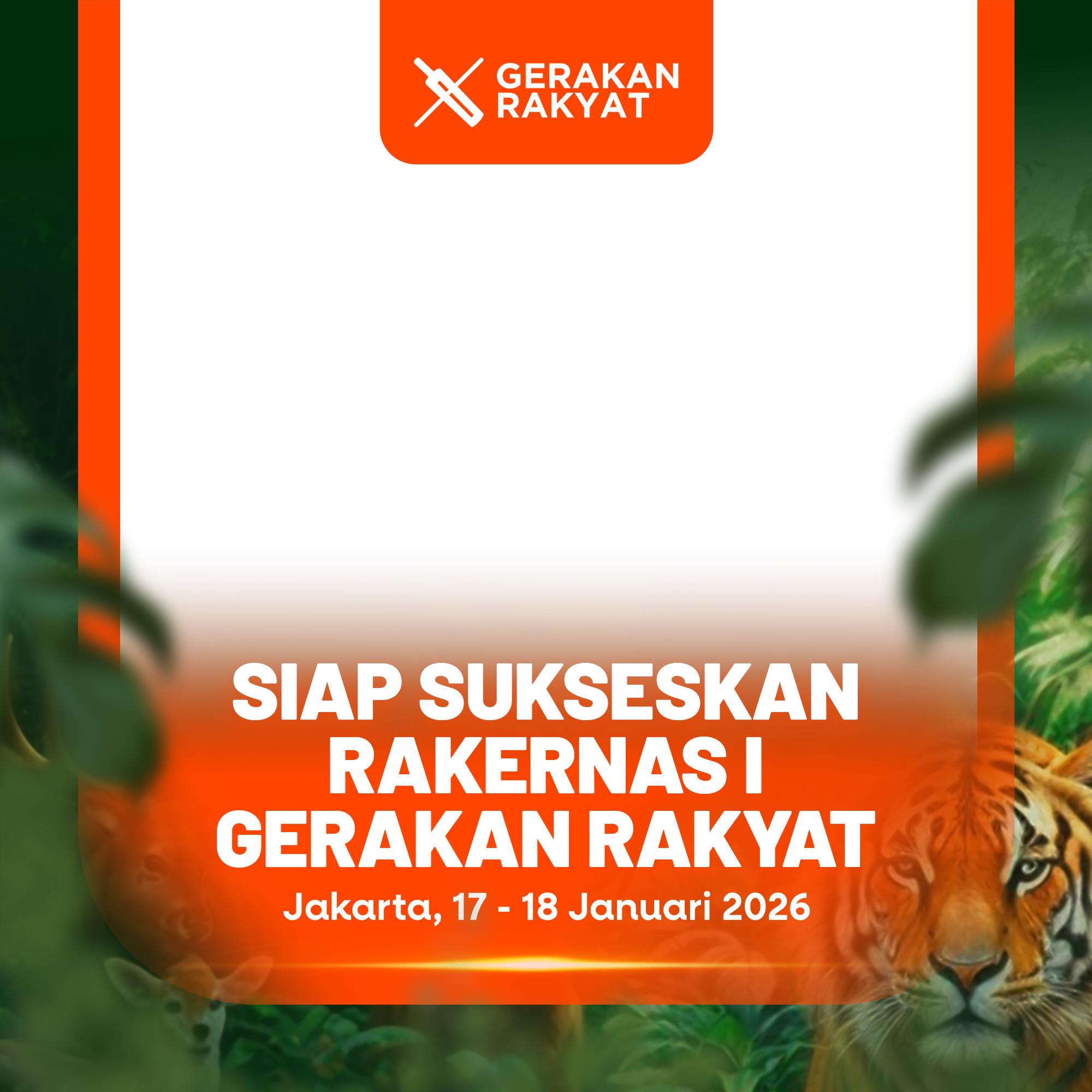 Rakernas Gerakan RakyatTwibbon Tanpa Watermark