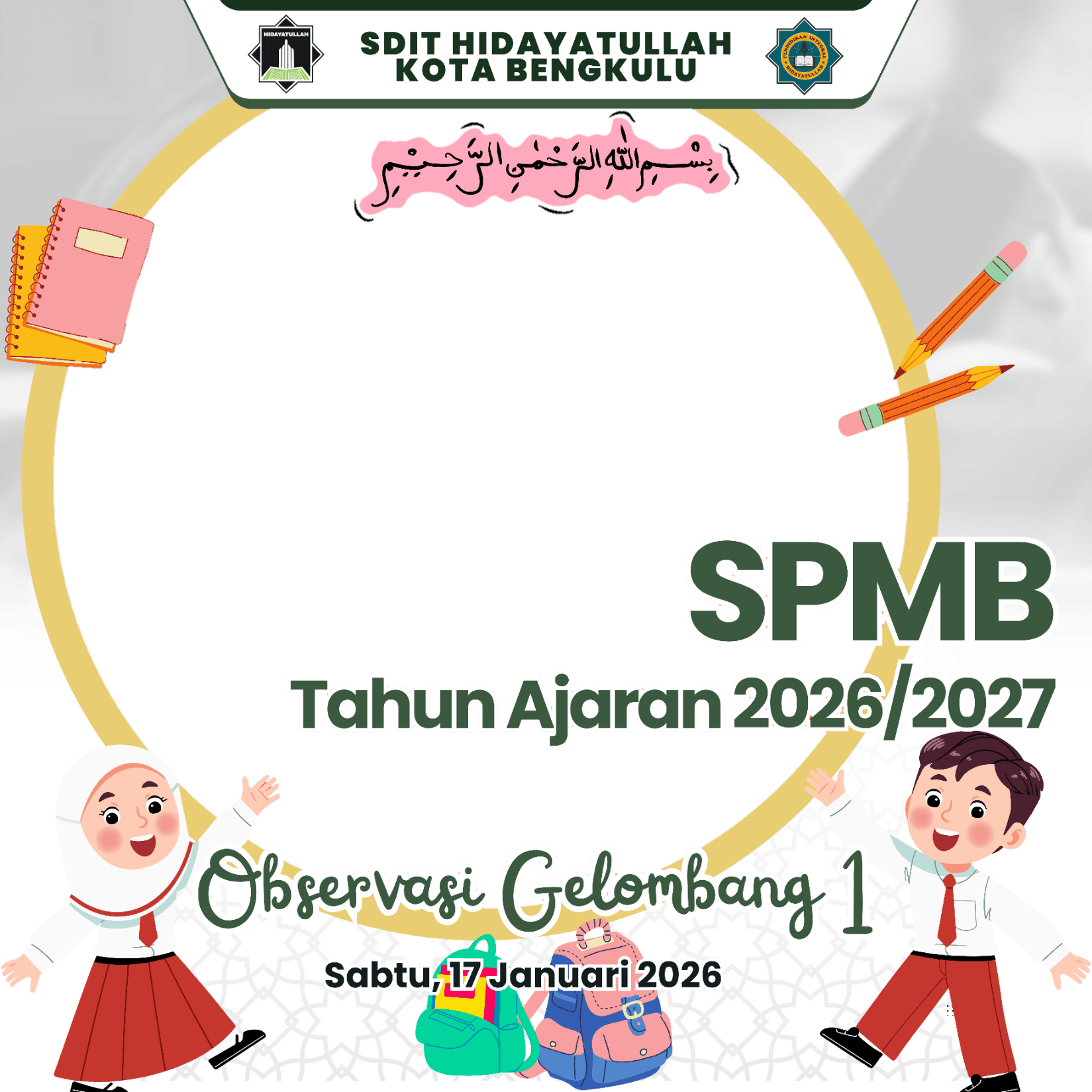 Observasi Gelombang 1 SDIT HIDAYATULLAHTwibbon Tanpa Watermark