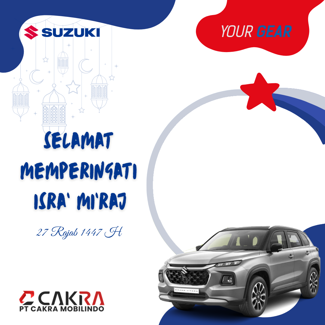 Suzuki Memperingati Isra' Mi'raj 1447 -  5Twibbon Tanpa Watermark