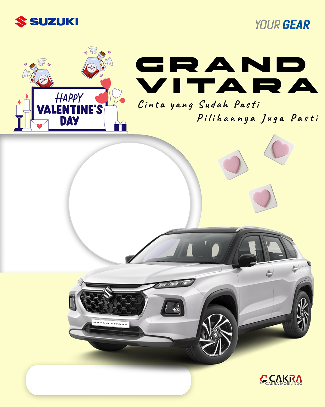 Suzuki - Grand Vitara - Valentine - Cerah - 2026Twibbon Tanpa Watermark