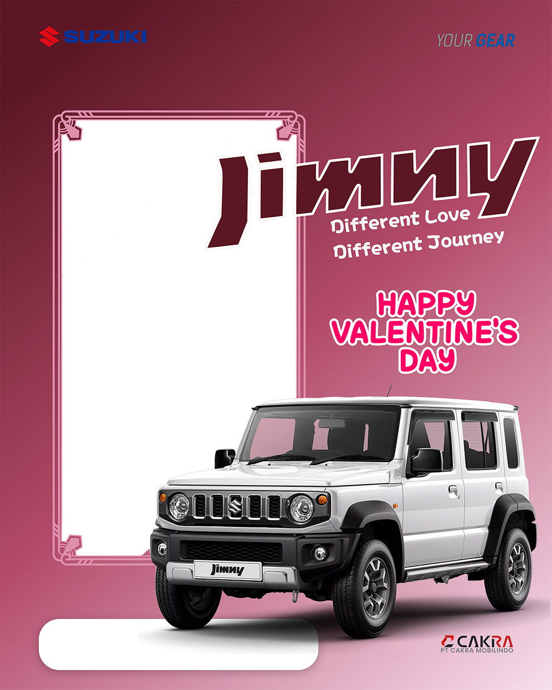 Suzuki - Jimny - Valentine - 2026Twibbon Tanpa Watermark