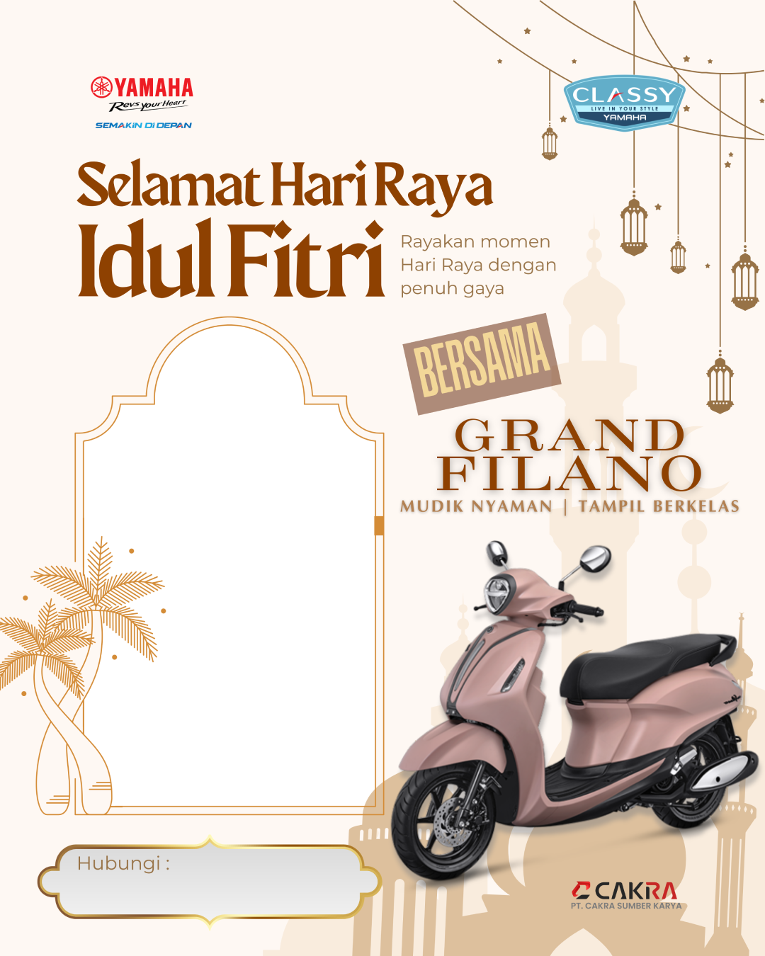 Idul Fitri - Yamaha - GrandFilano -2026Twibbon Tanpa Watermark