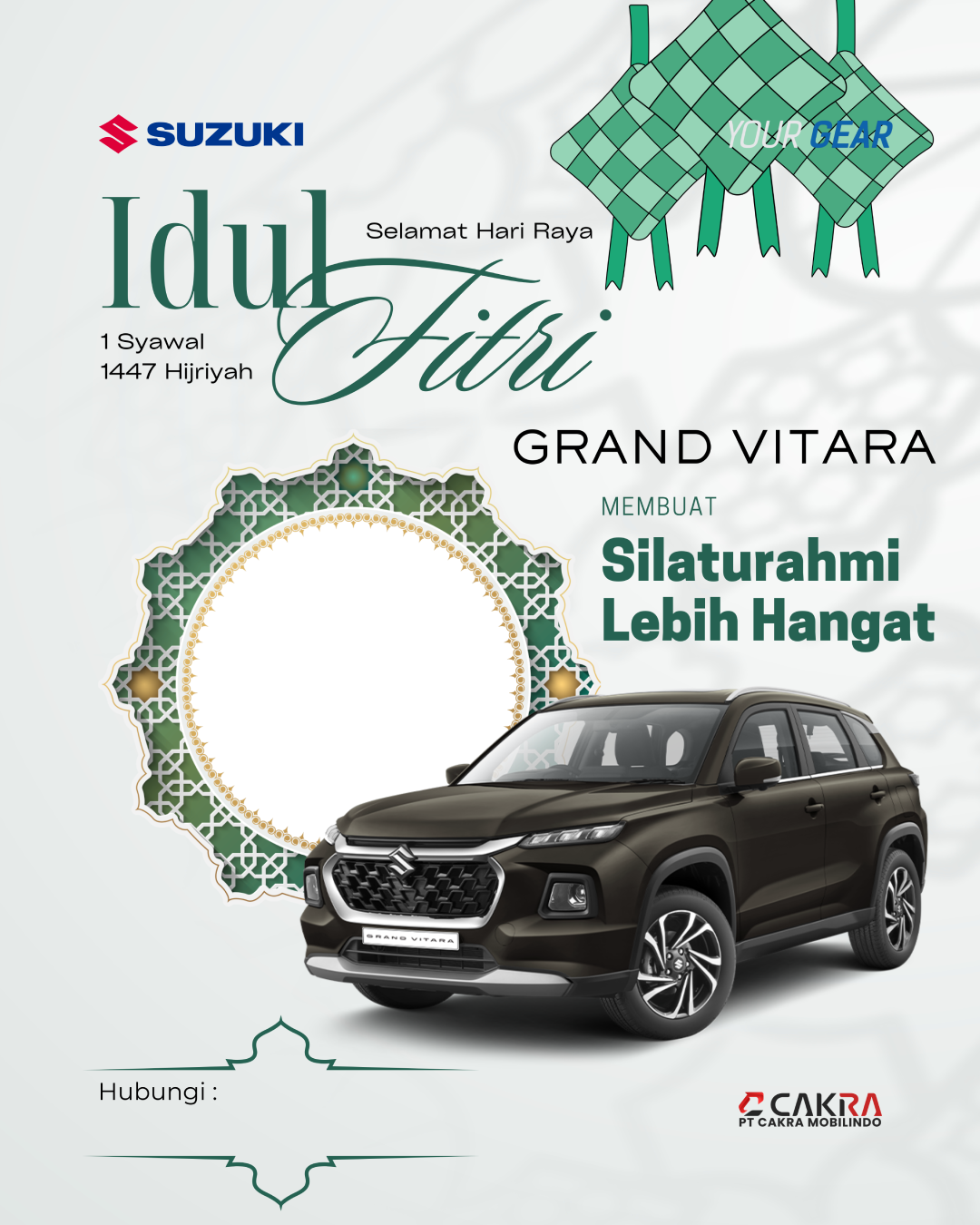 Grand Vitara - Suzuki - Idul Fitri - 2026Twibbon Tanpa Watermark