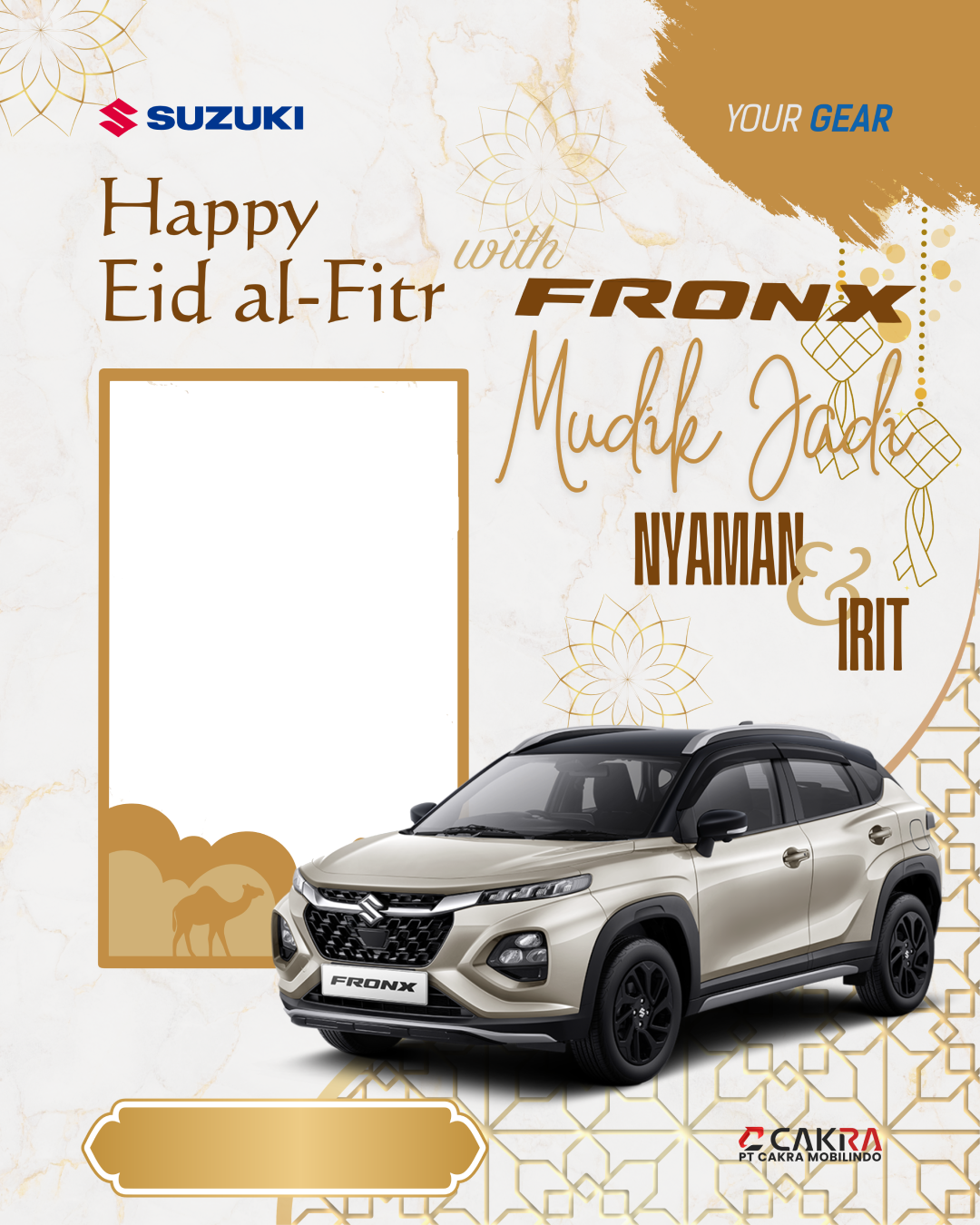 Fronx - Suzuki - Idul Fitri - 2026Twibbon Tanpa Watermark