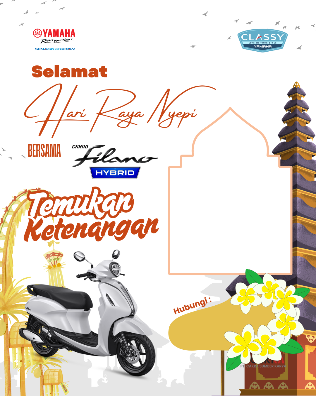Grand Filano - Yamaha - Nyepi - 2026Twibbon Tanpa Watermark