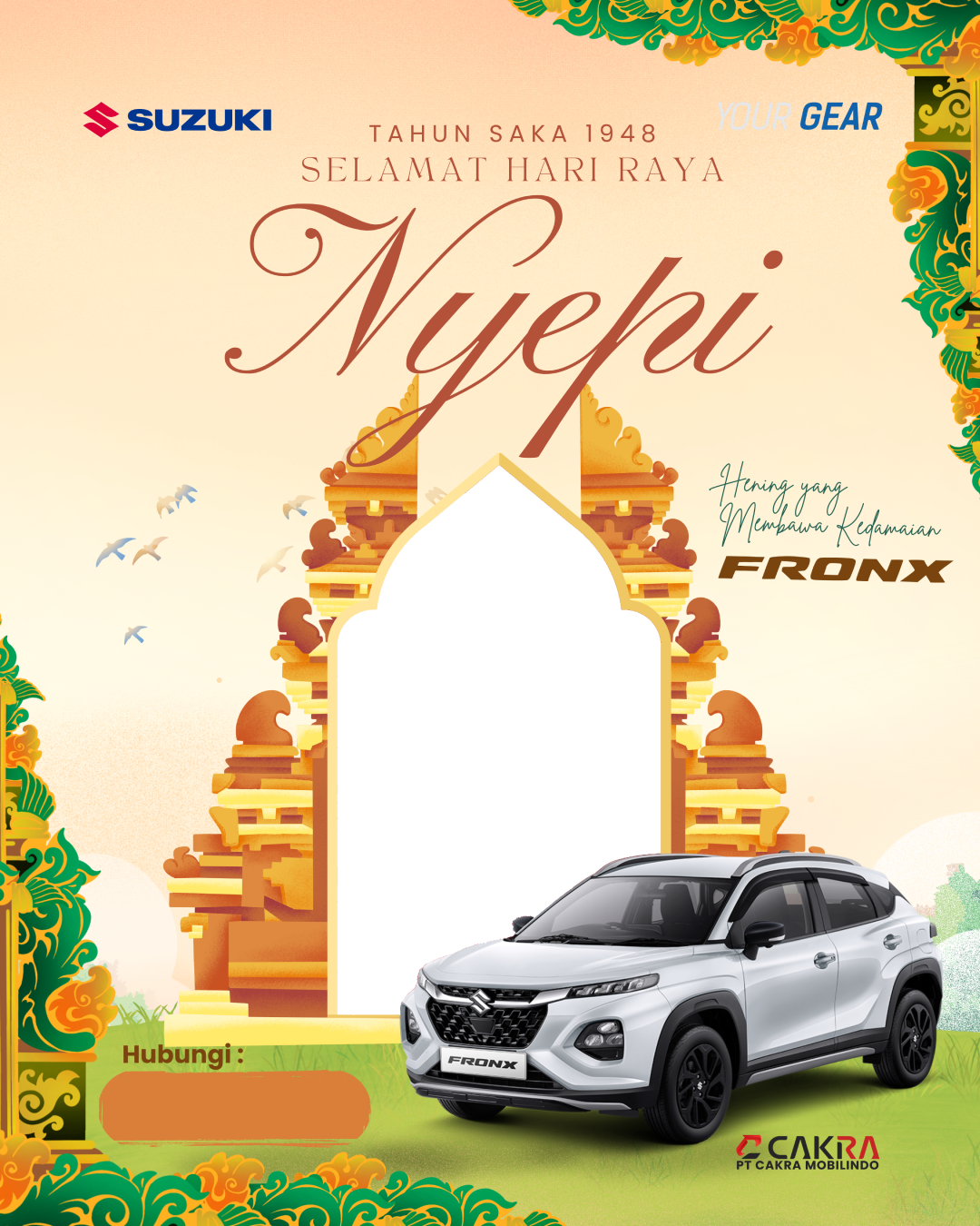 Fronx - Suzuki - Nyepi - 2026Twibbon Tanpa Watermark