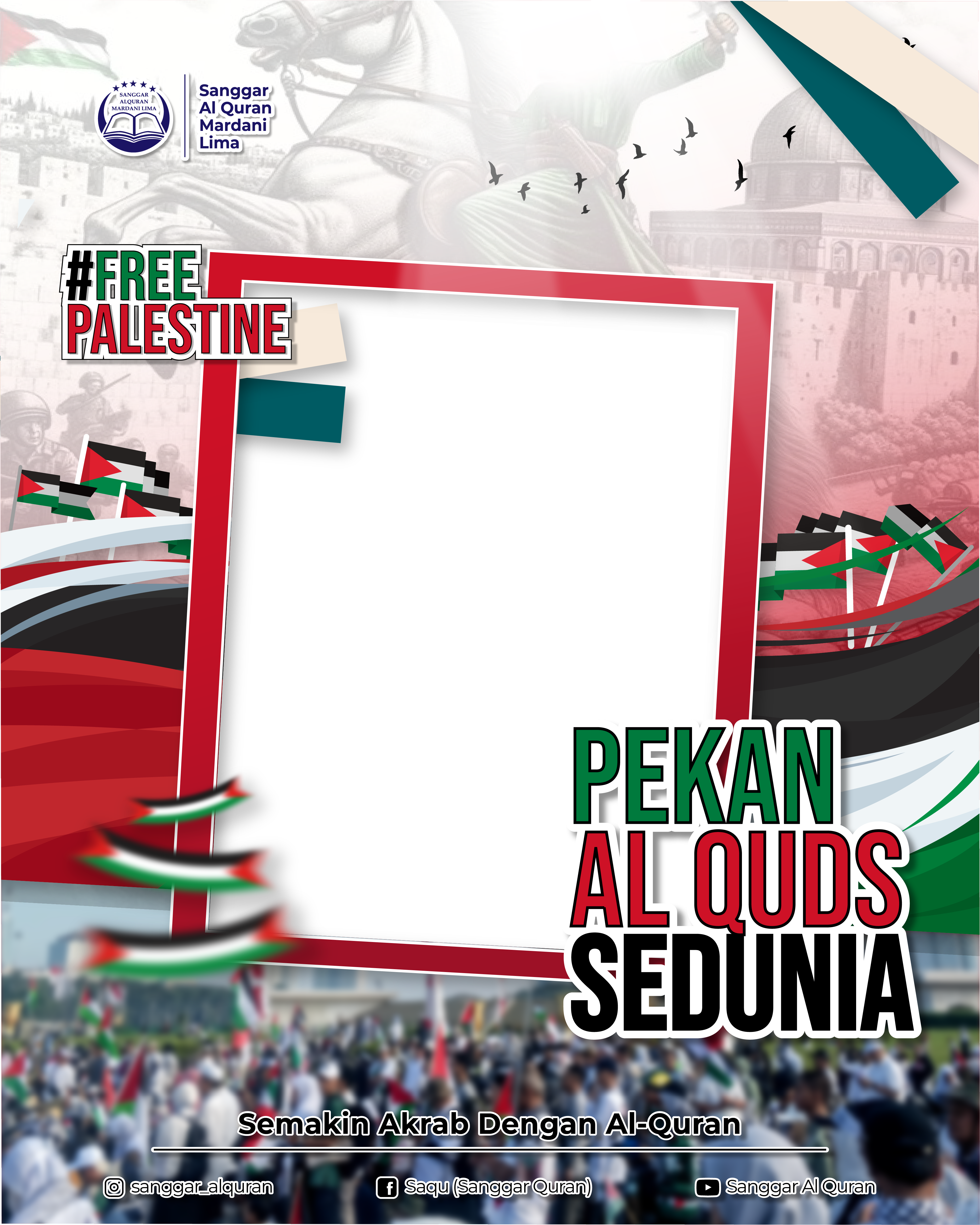 Pekan Al Quds SeduniaTwibbon Tanpa Watermark