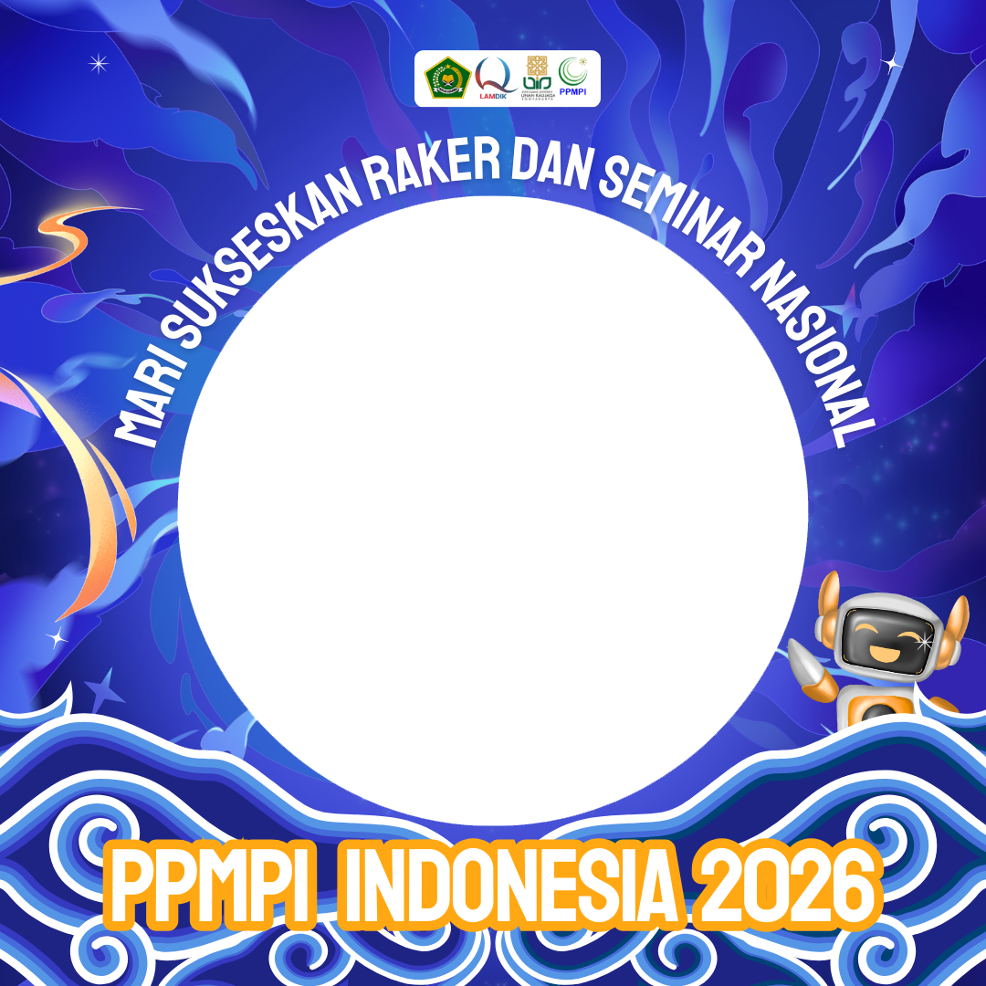RAPAT KERJA DAN SEMINAR NASIONAL PPMPI 2026Twibbon Tanpa Watermark